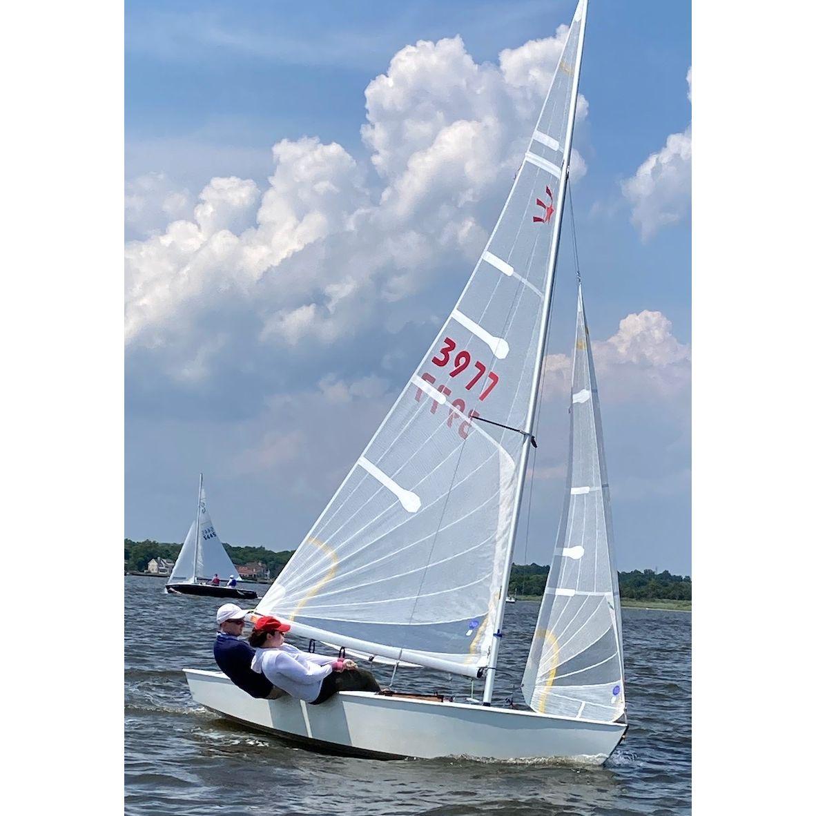 Crossing the line in 1st - Club Championship 2024