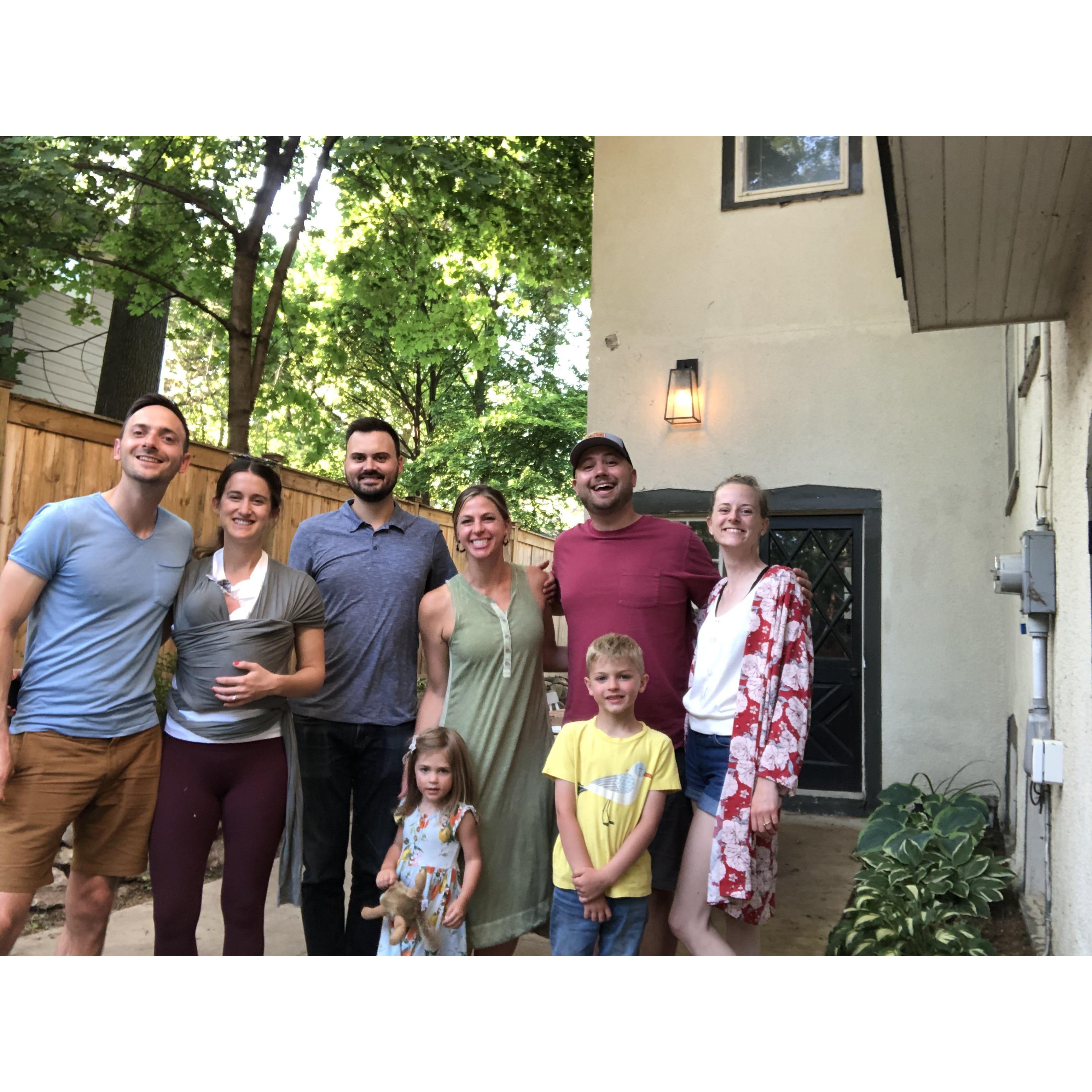 Sibling nights and a growing number of nieces and nephews