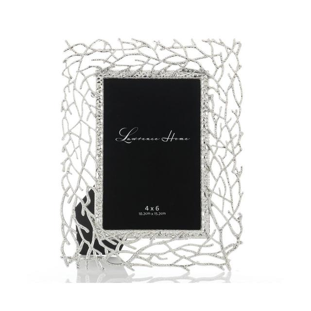 Branch Design Metal Picture Frame, 4" x 6"