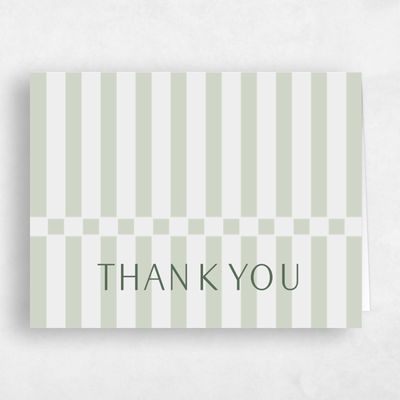 Grassy Sage, Green Wedding Thank You - Sabbia Landscape
