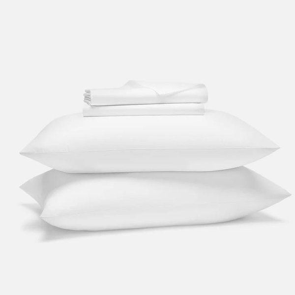 Classic Percale Core Sheet Set - White