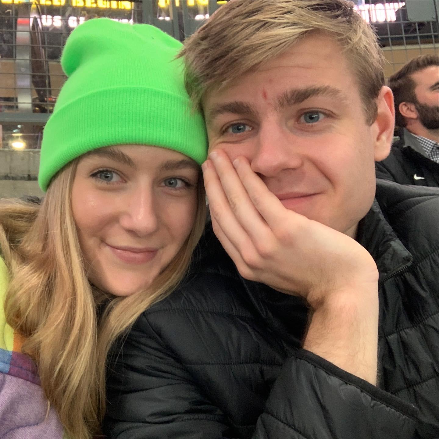 At a Columbus Blue Jackets game