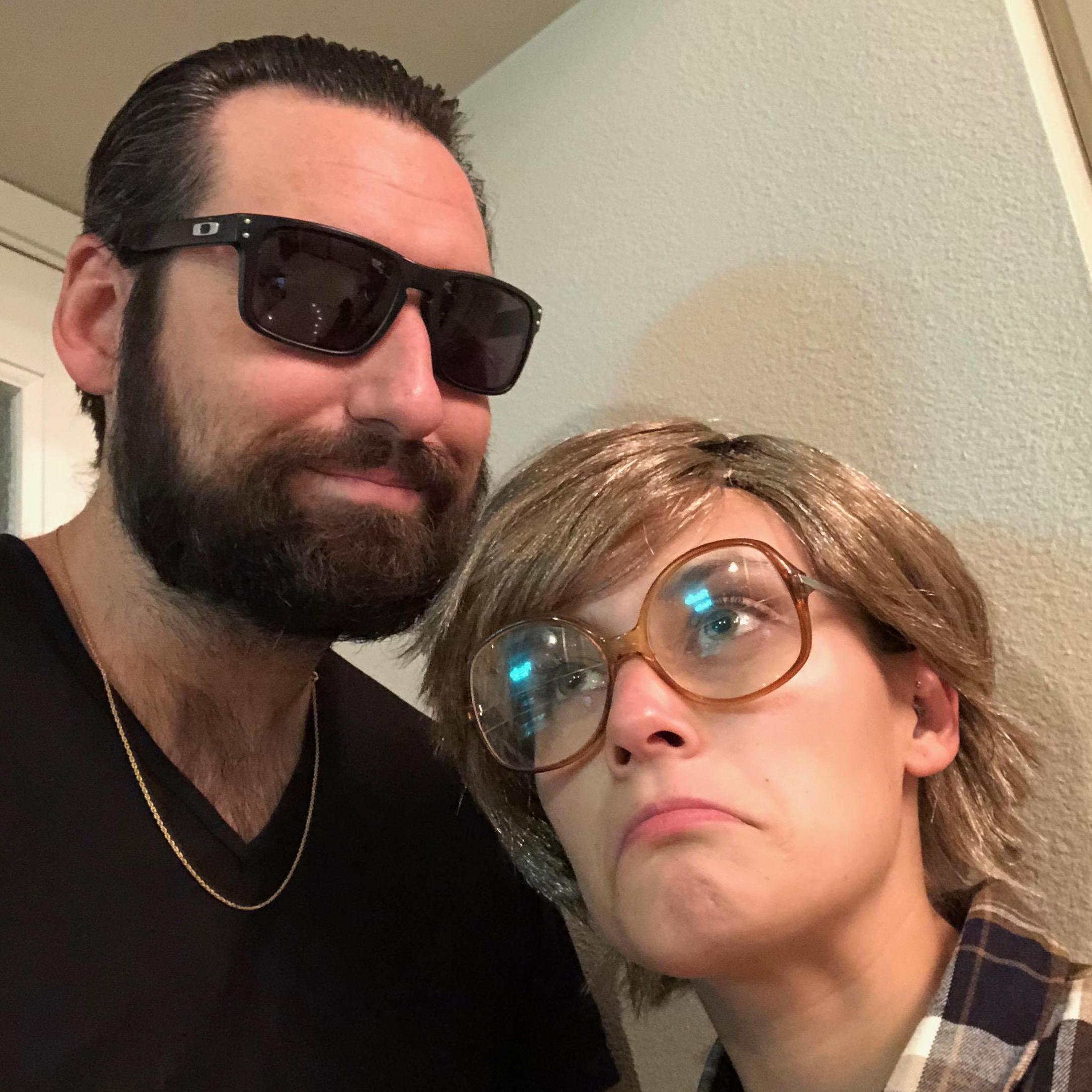 Halloween 2018 as Bubbles and Julian from Trailer Park Boys
