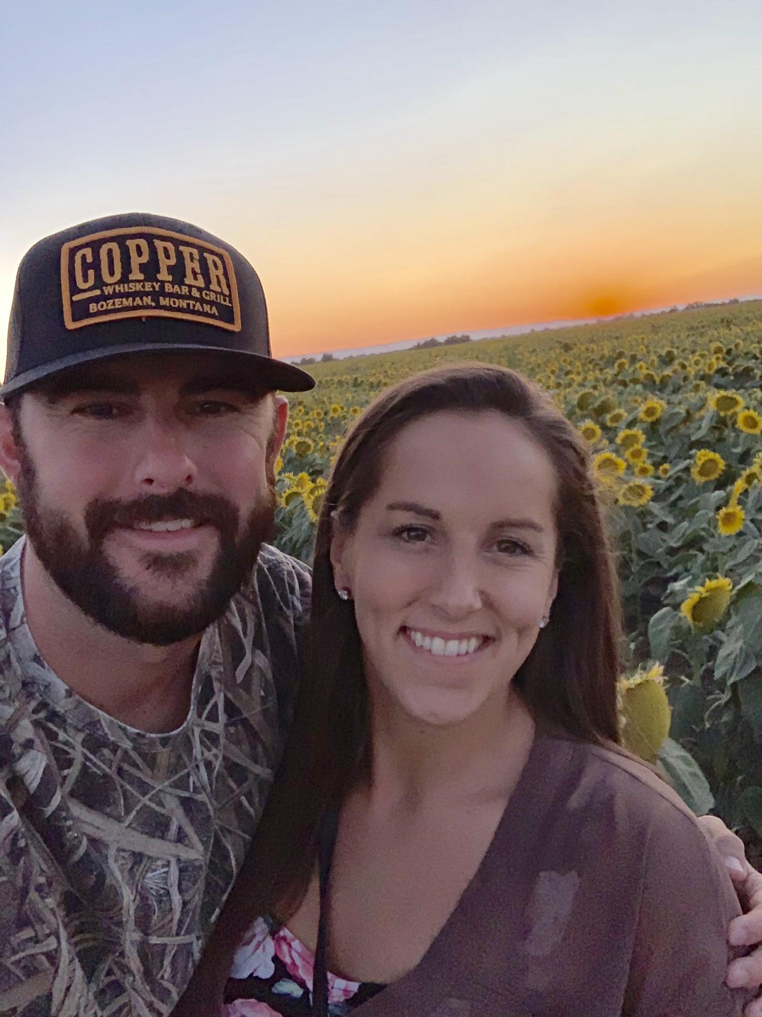 Our very first photo together! Not filtered at all, we were just at the right place at the right time in Woodland, CA.