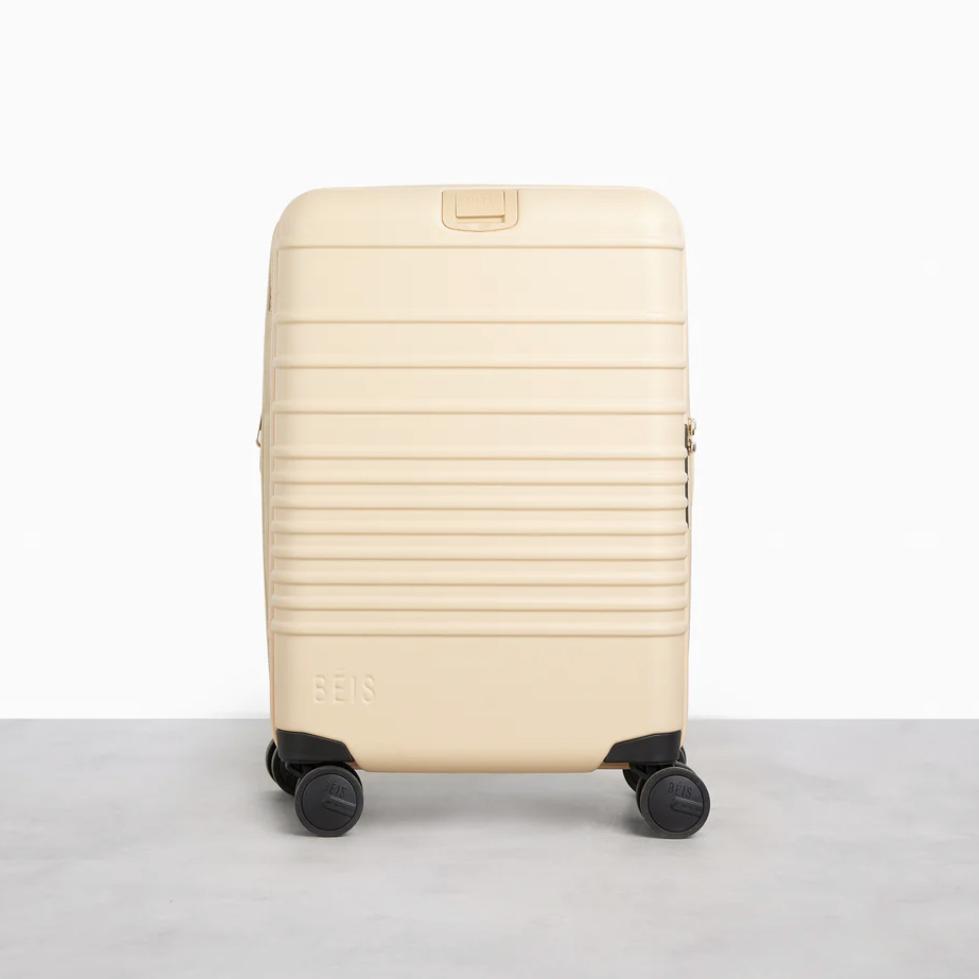 The Carry-On Roller (one beige, one gray)