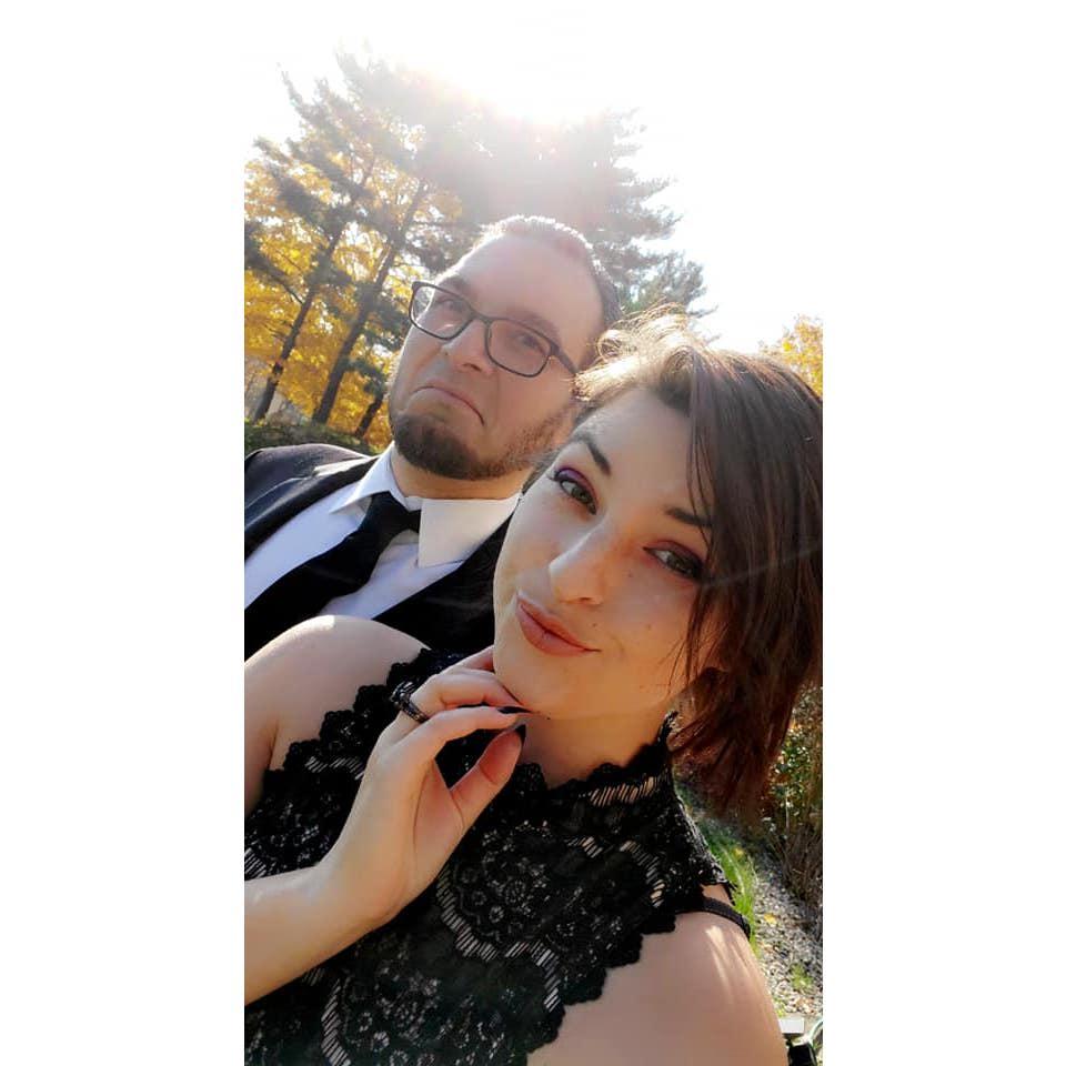 Our friends' 1st Halloween wedding in Grand Rapids