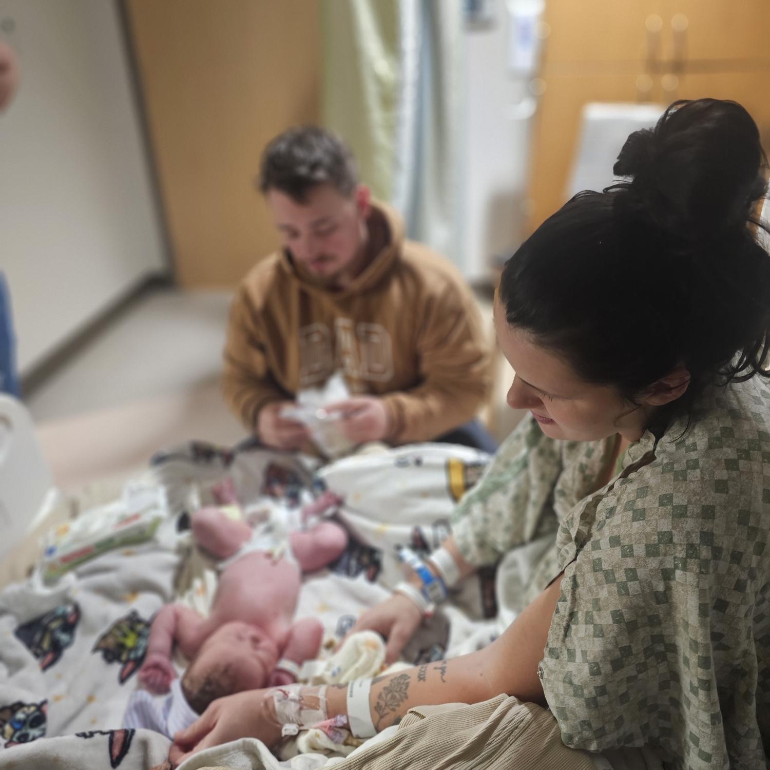First night in the hospital!