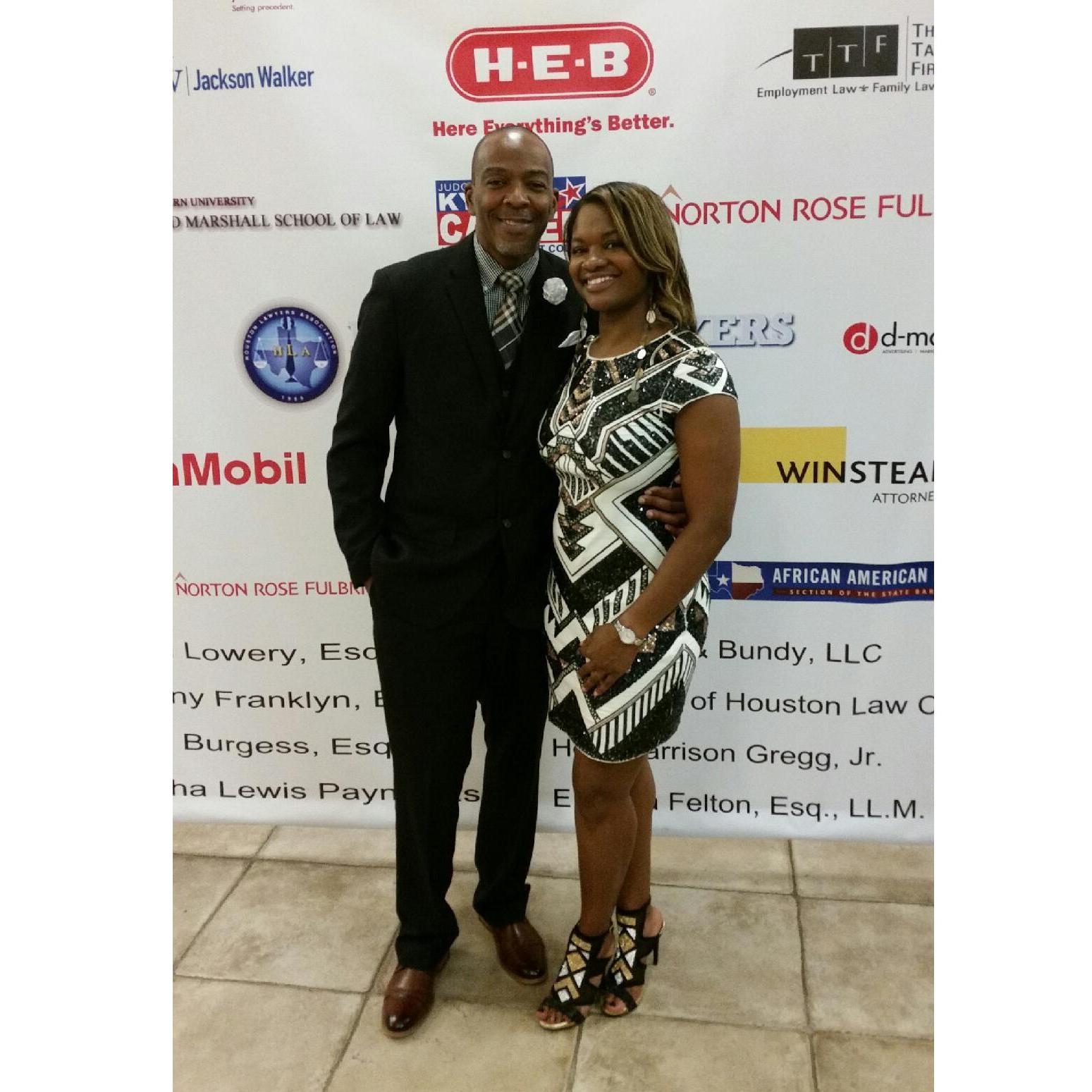 Out and about at the 2018 Houston Lawyers Association Annual Gala.