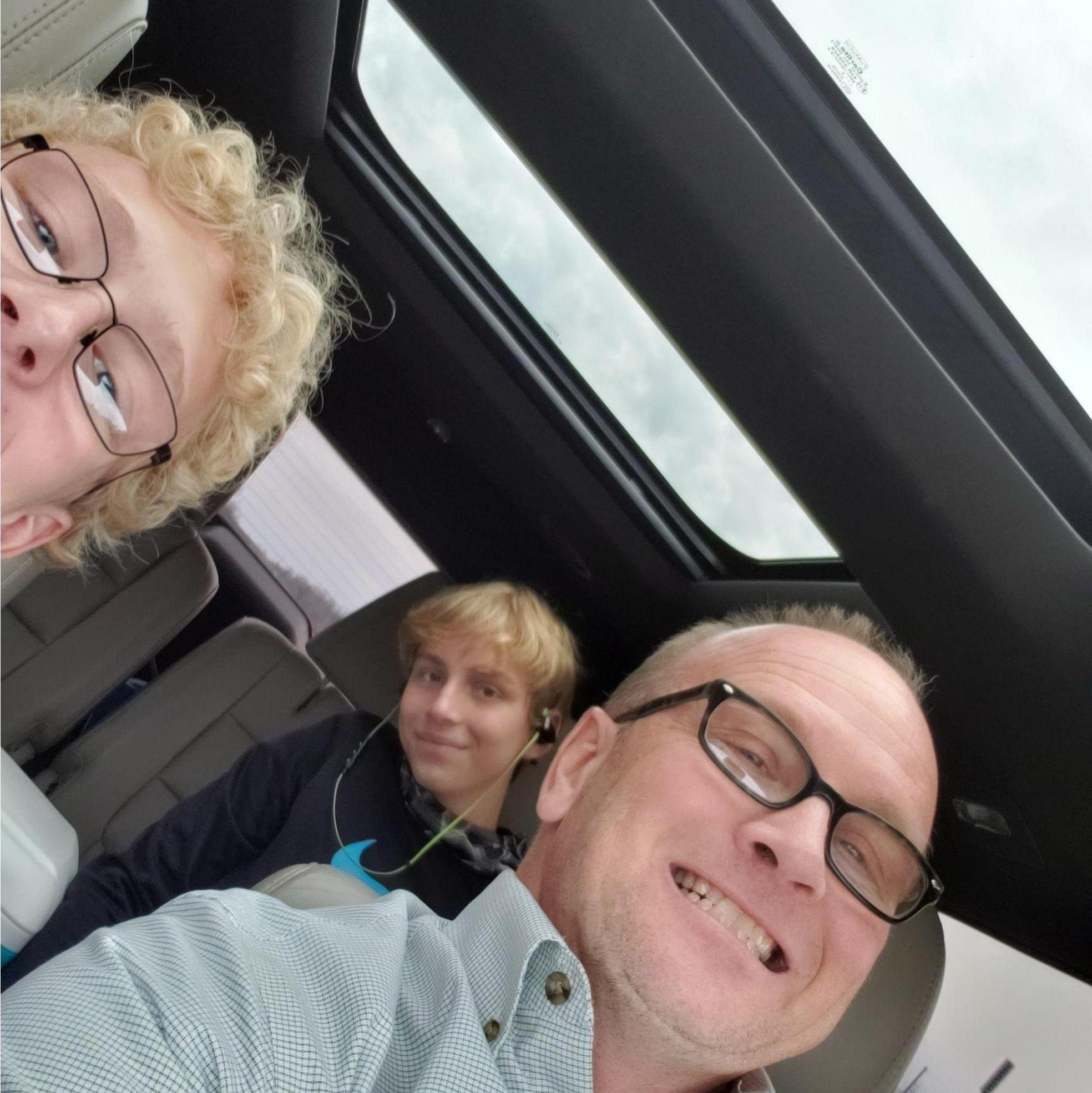 On our way to Minneapolis over spring break 2020 for Angie to meet me and my Kids! Last time I saw her was probably 1990!