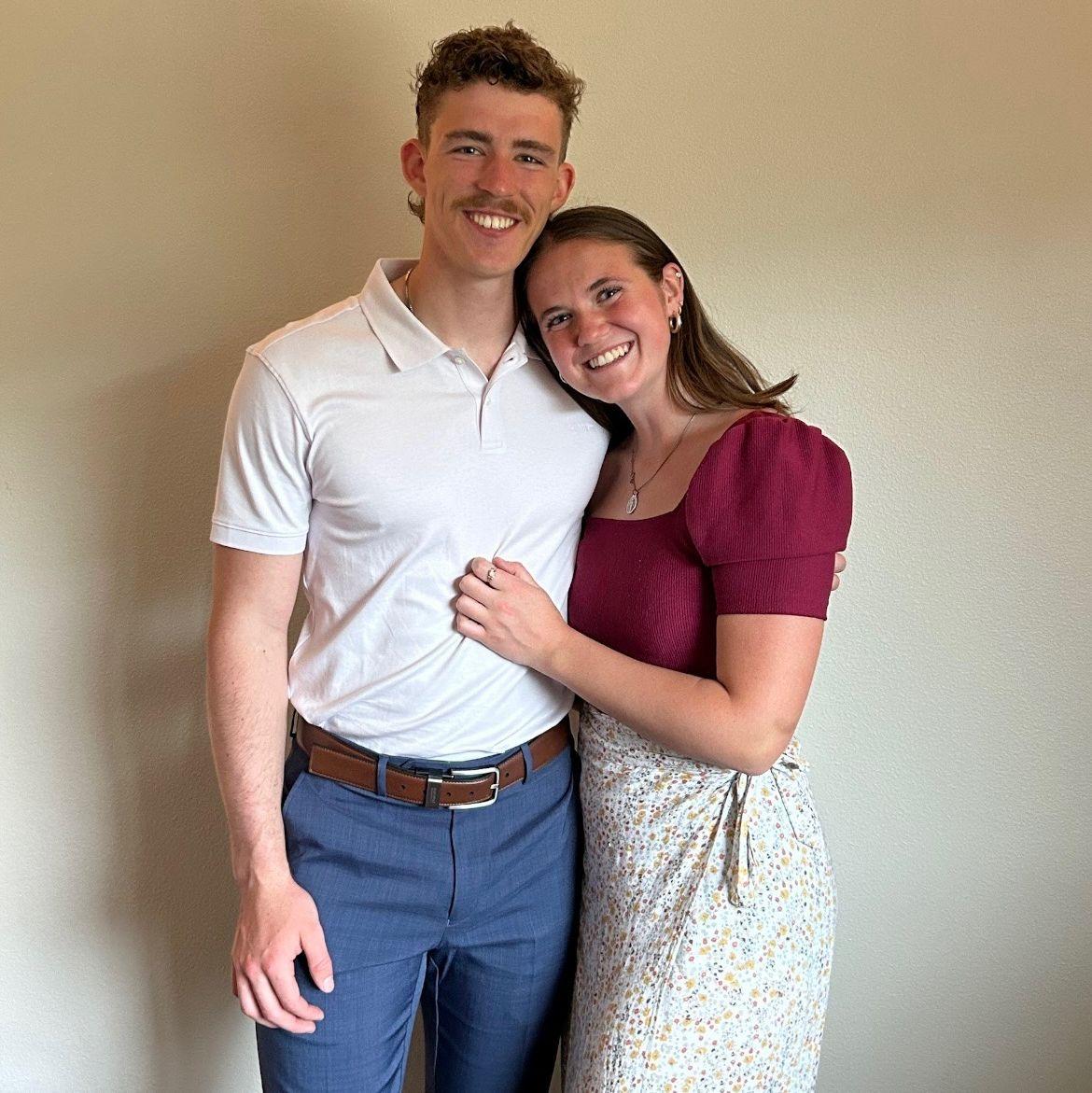 Isaac and Morgan's last date in Cedar Falls before the distance begins!