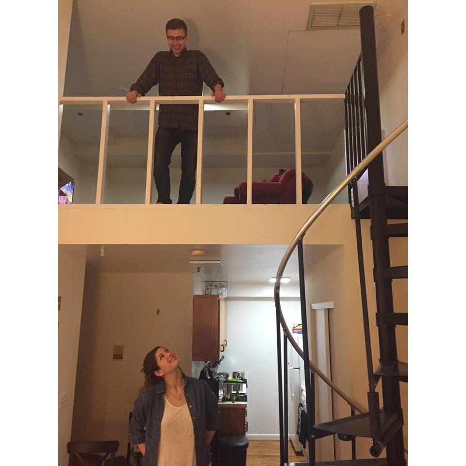 Our first apartment together, 2017