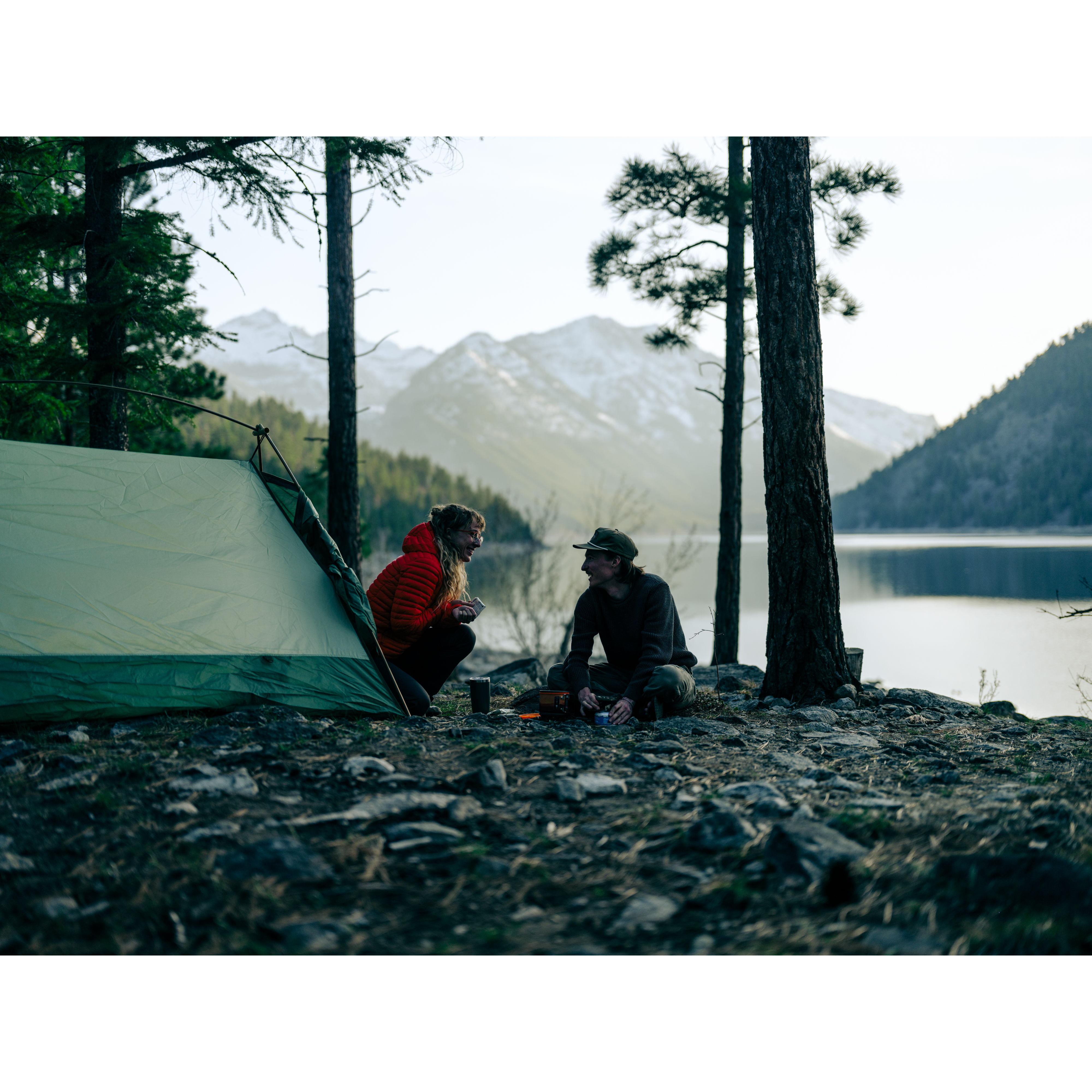 Camping at Lake Como, MT