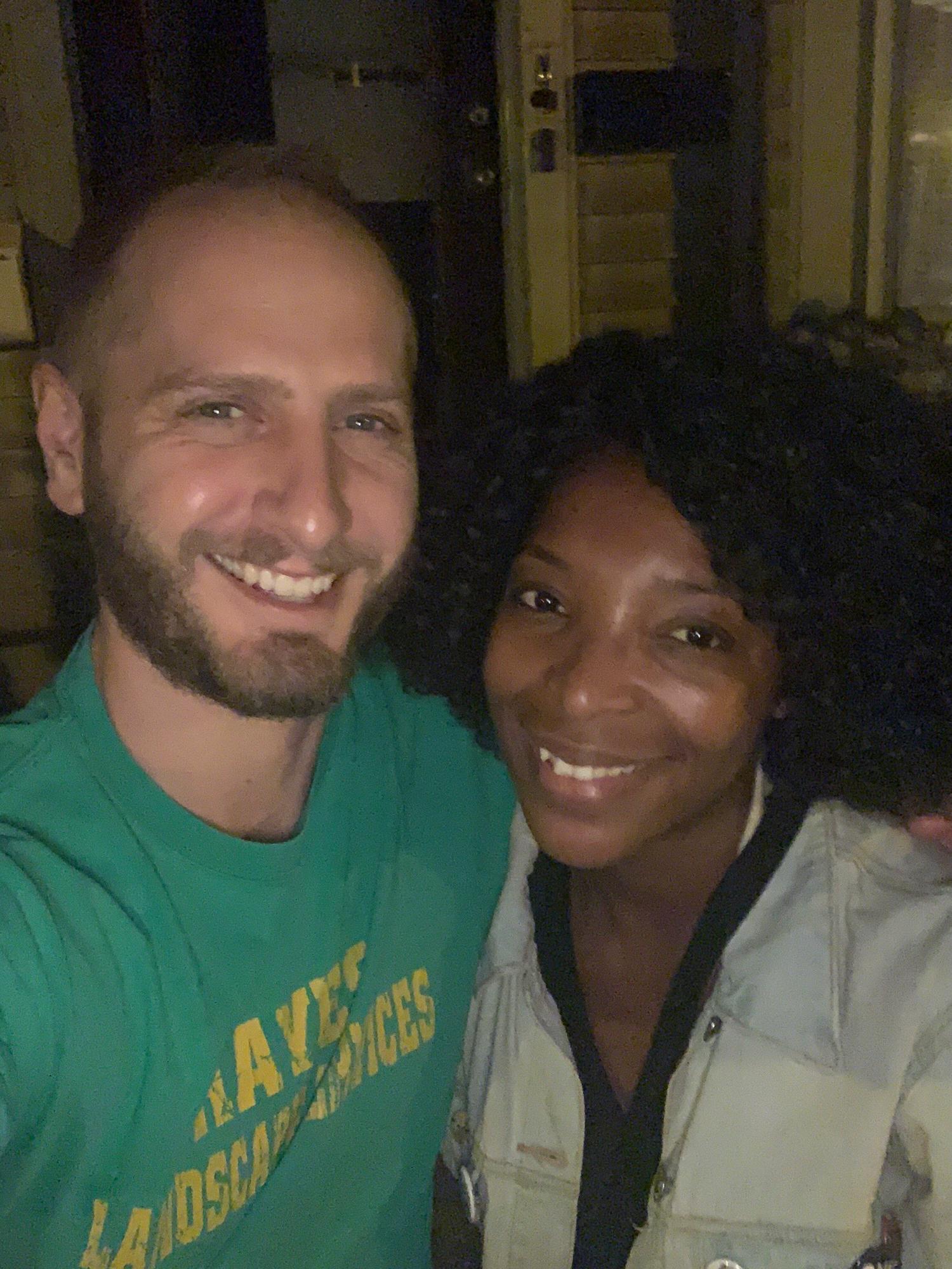 1st night in our 1st place together