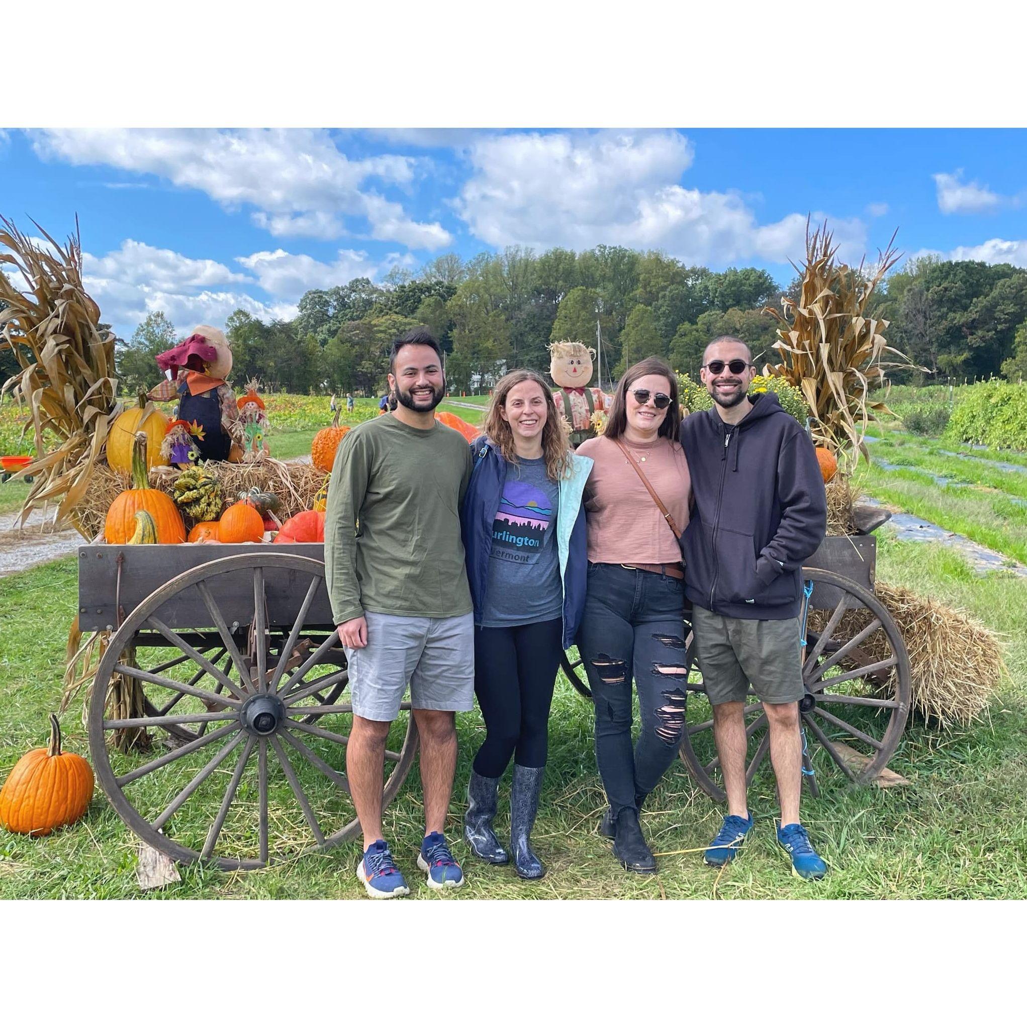 Our favorite fall activity - picking pumpkins!