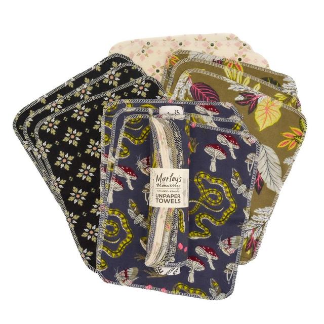 UNpaper® Towels: Enchantment - 12 Count Roll of Cotton Reusable Paper Towels
