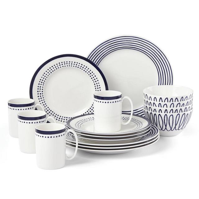kate spade new york Charlotte Street East 16-PC Dinnerware Set, Service for 4