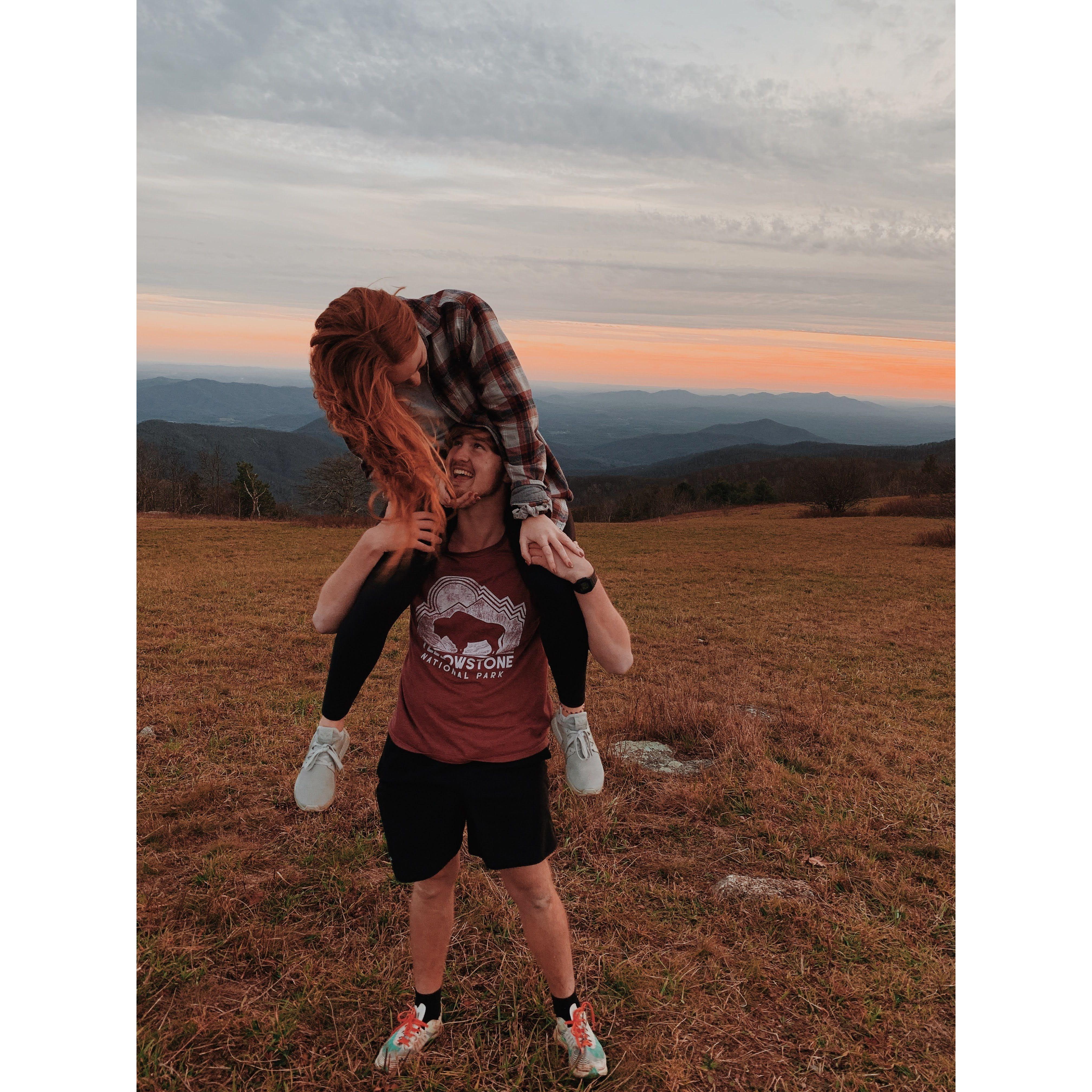 This photo was taken at one of our favorite hikes - Cole Mountain! 11/14/20