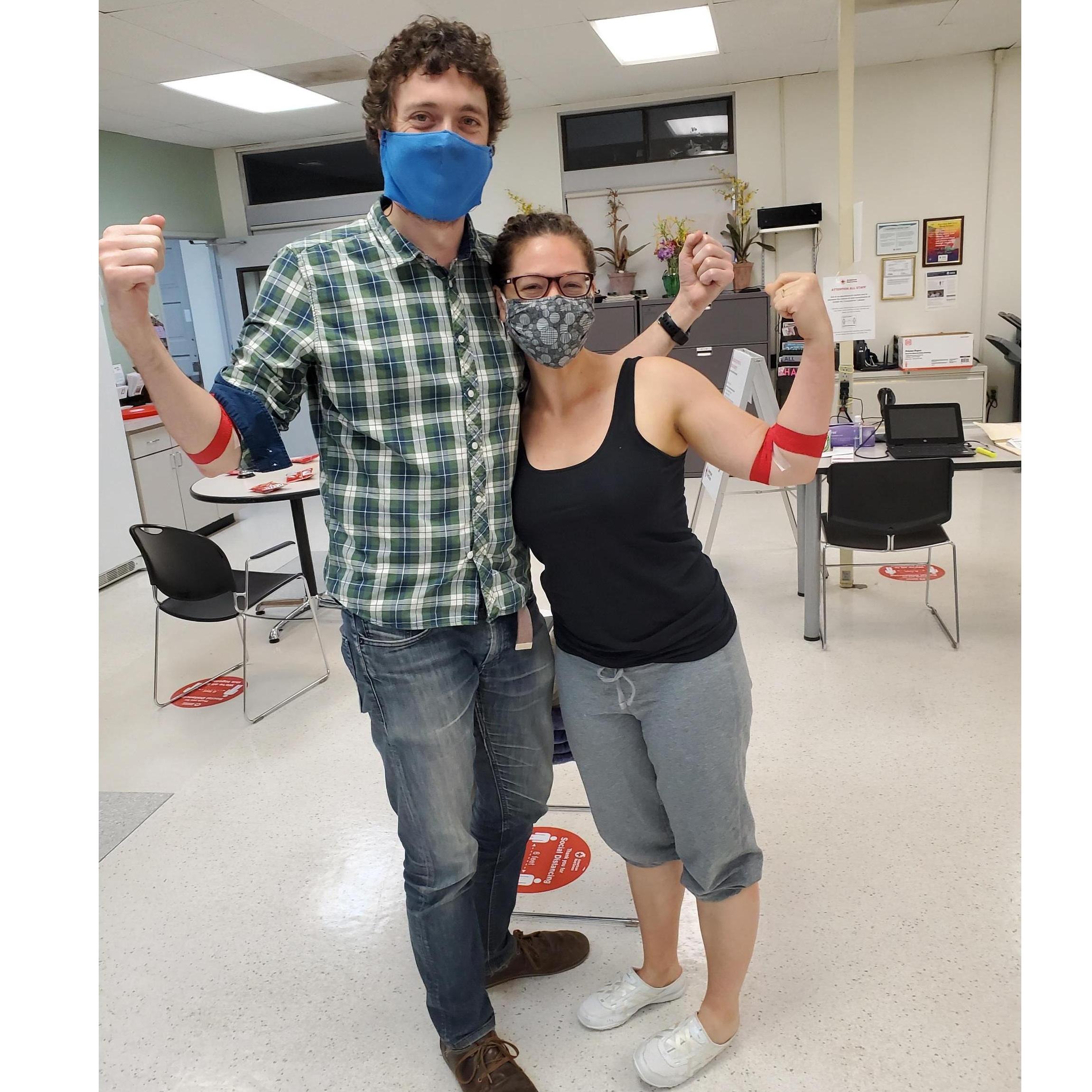 Jeff's first platelet donation!