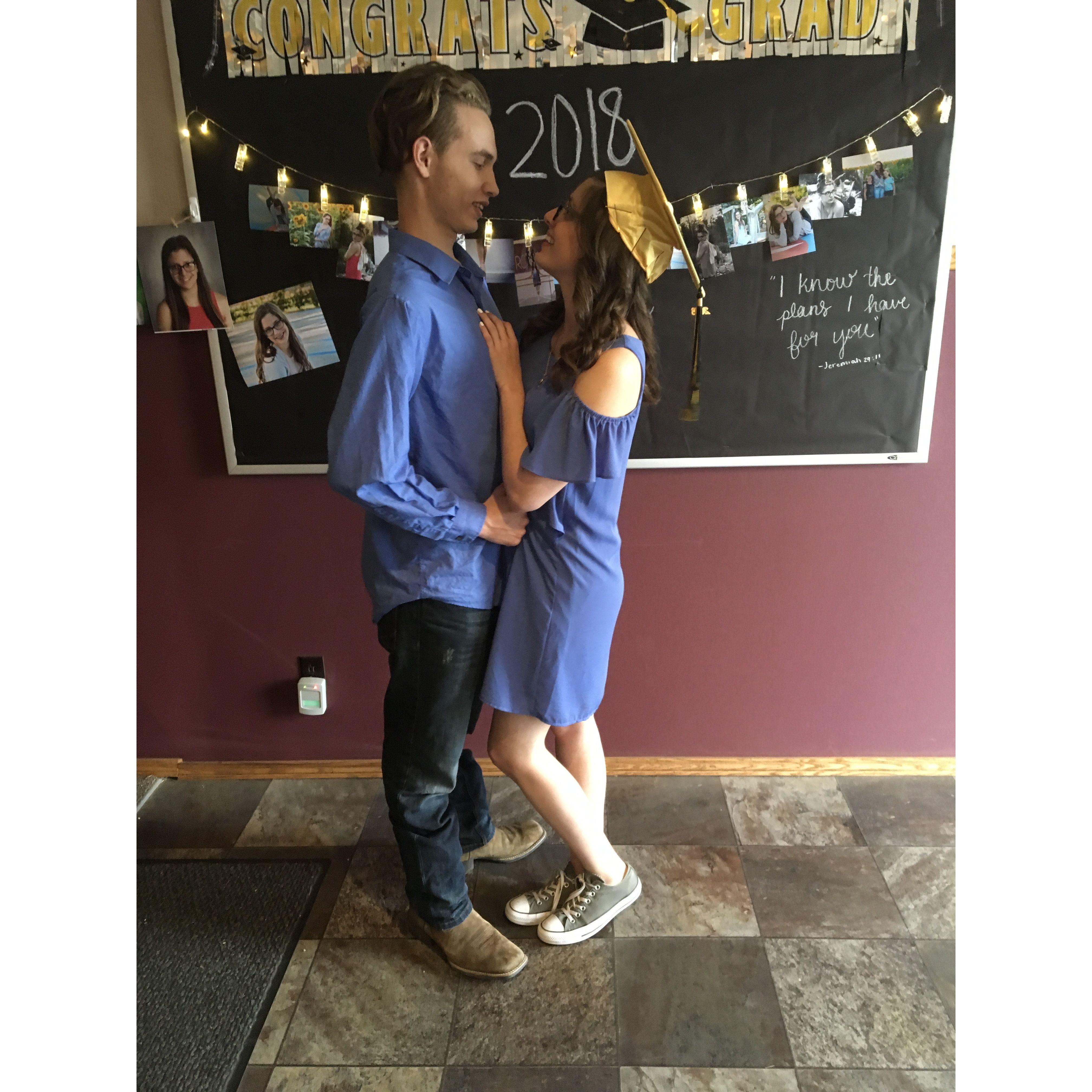 Emily's graduation in May 2018