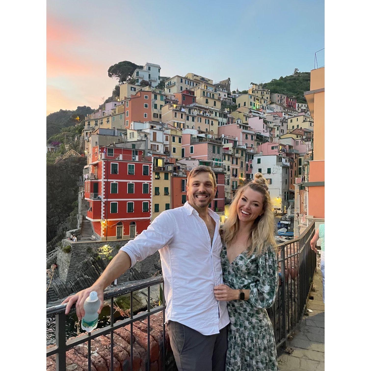 Cinque Terra, where we got engaged.