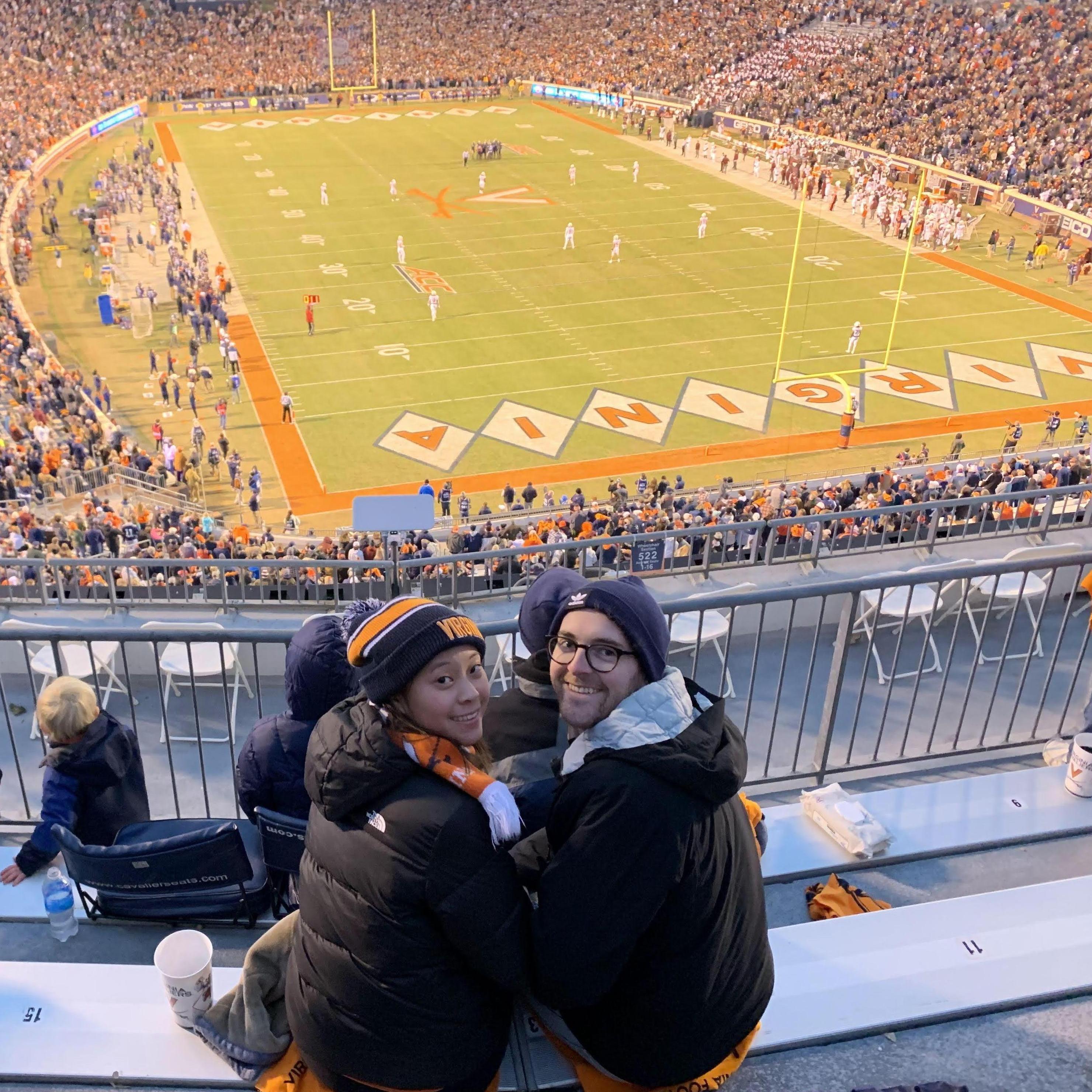 Cheering on the Hoos