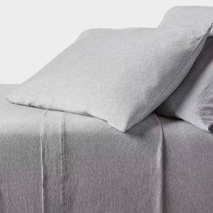 Cotton Jersey Sheet Set, Heather Gray - Threshold™
