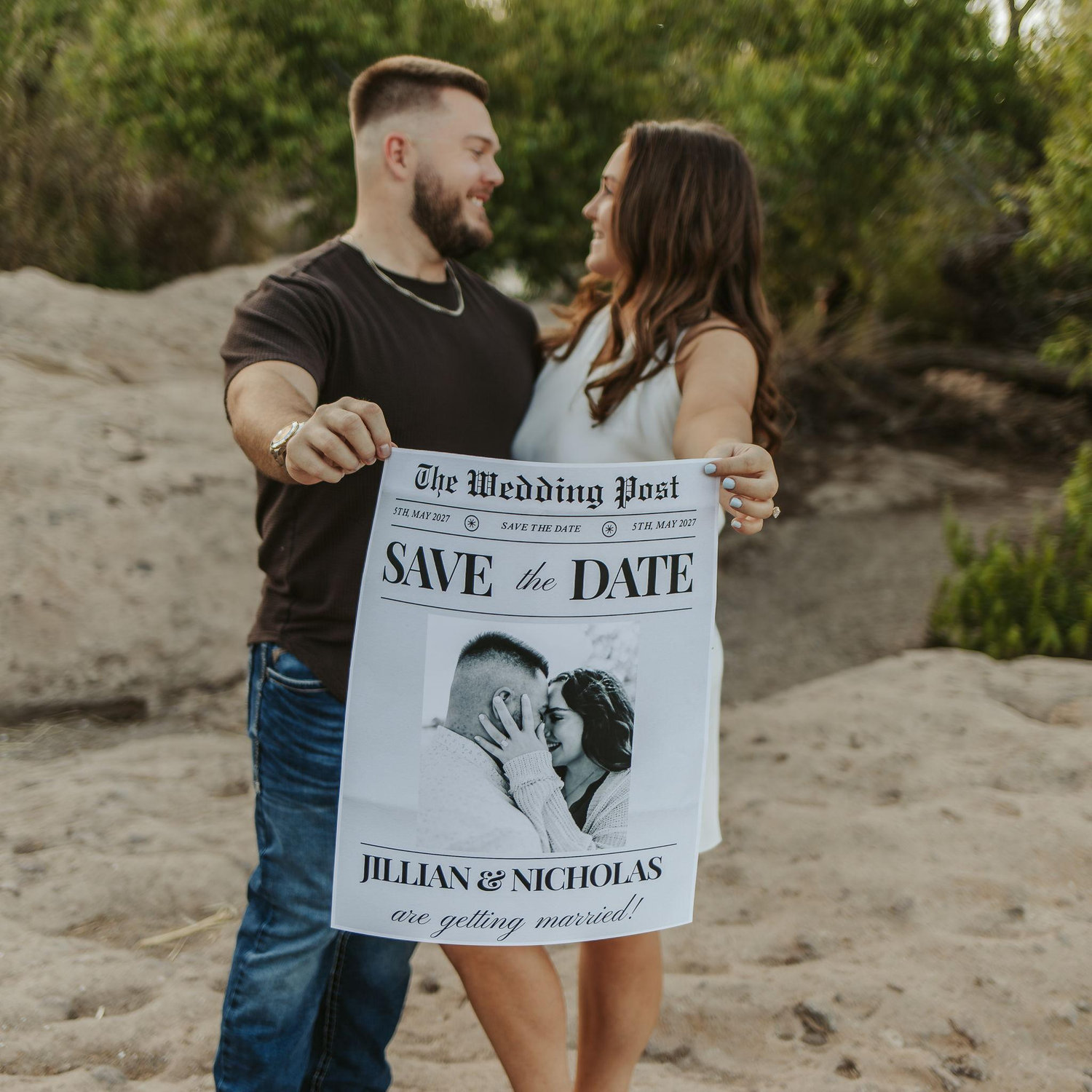 Save the date photos… soon to be the Goguen’s