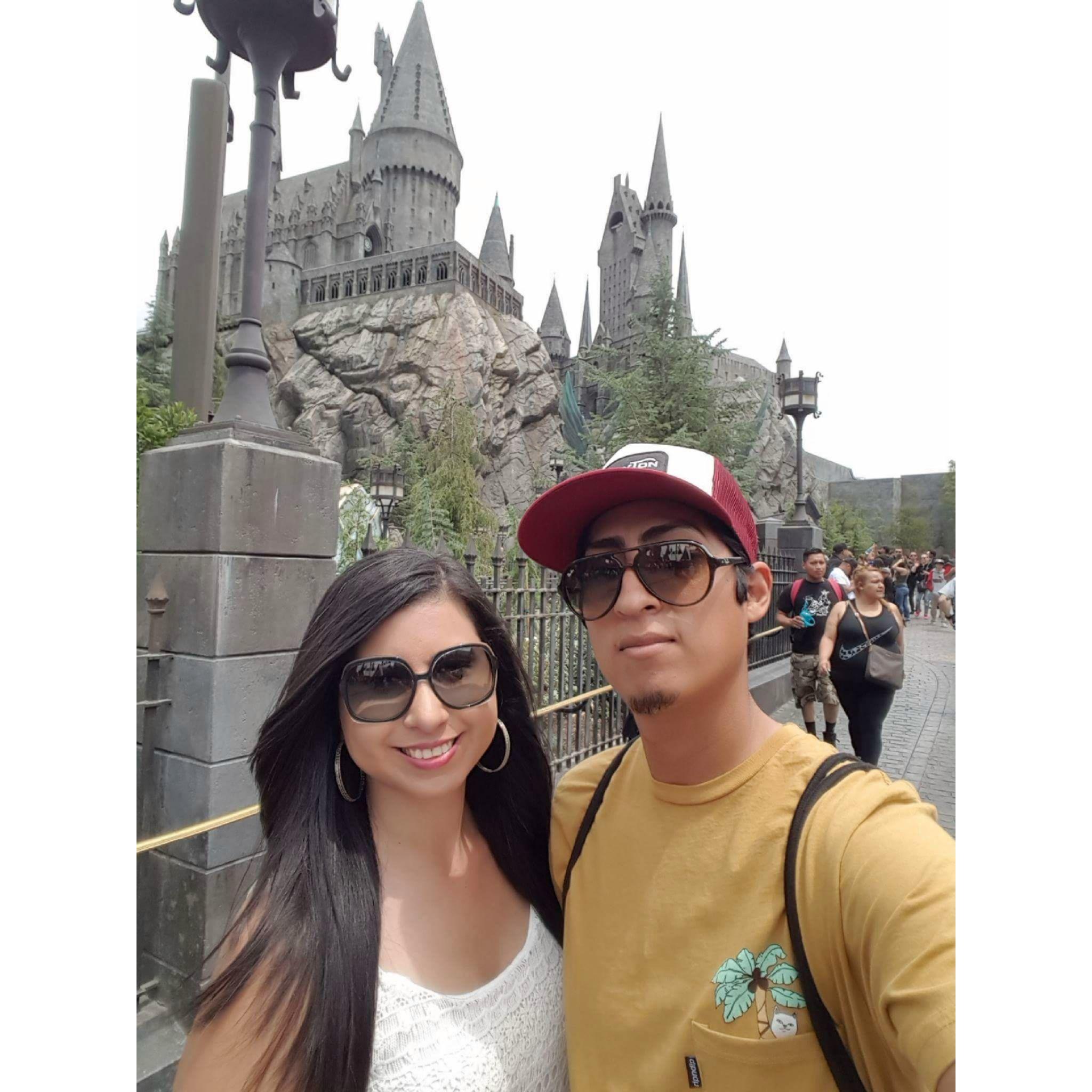 Wizarding around at Hogwarts!