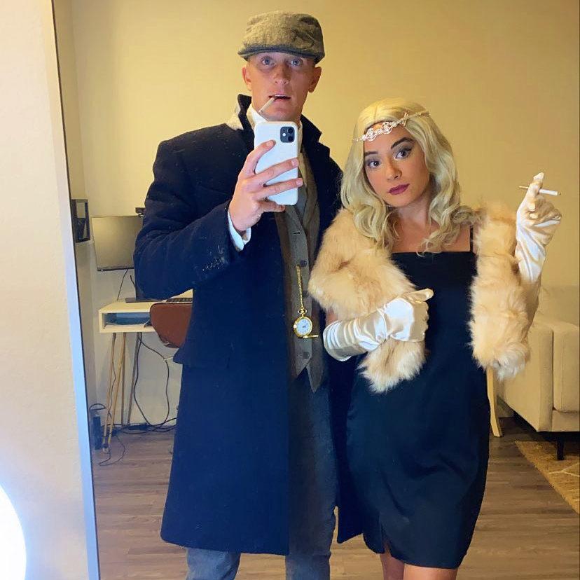 For Halloween last year we were Thomas and Grace Shelby from The Peaky Blinders
