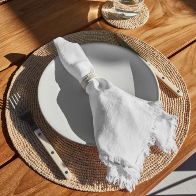 Ceramic Napkin Rings Set of 6