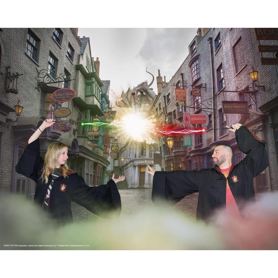 Nerds doing Harry Potter stuff, Universal Orlando, November 2018