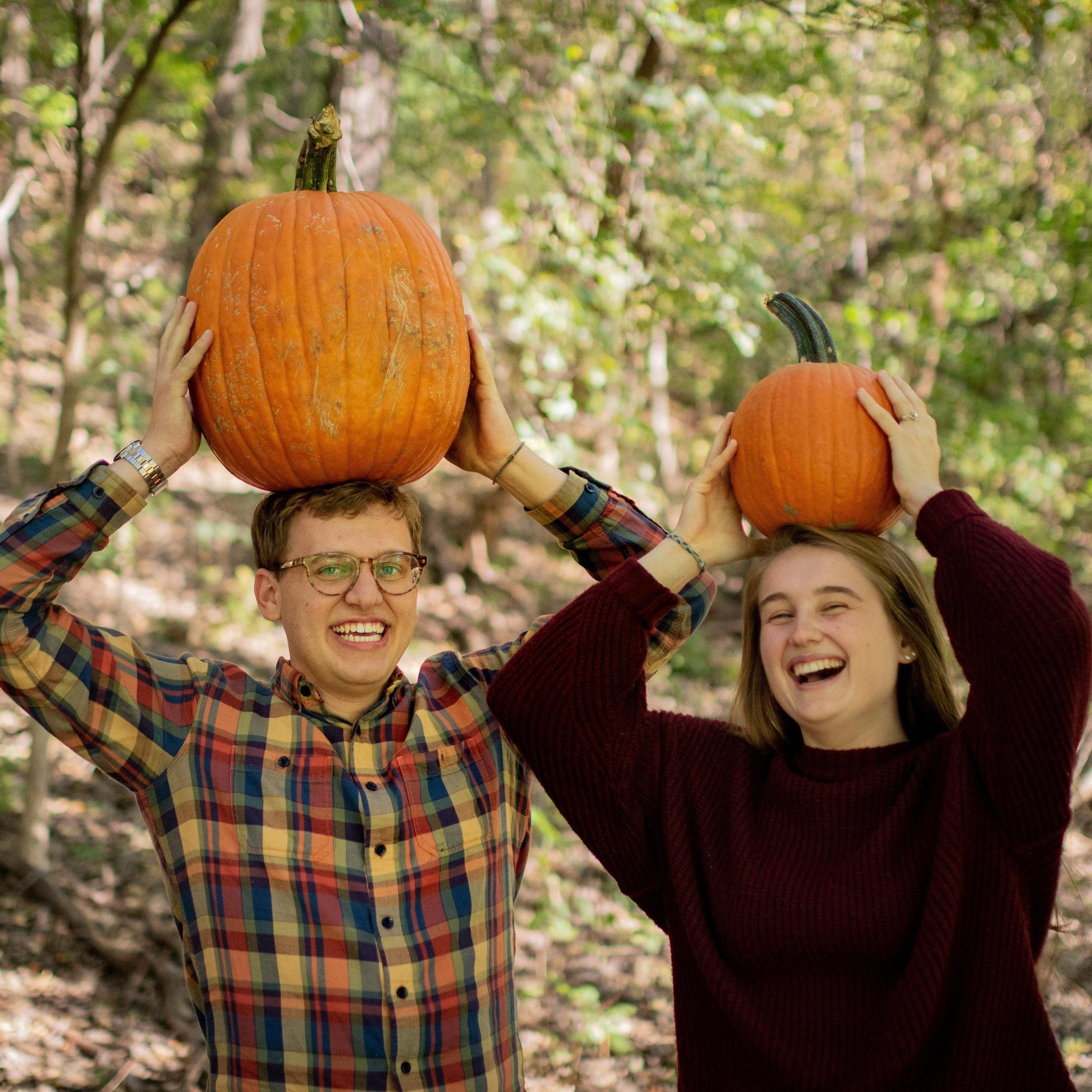 Silly engagement photo
