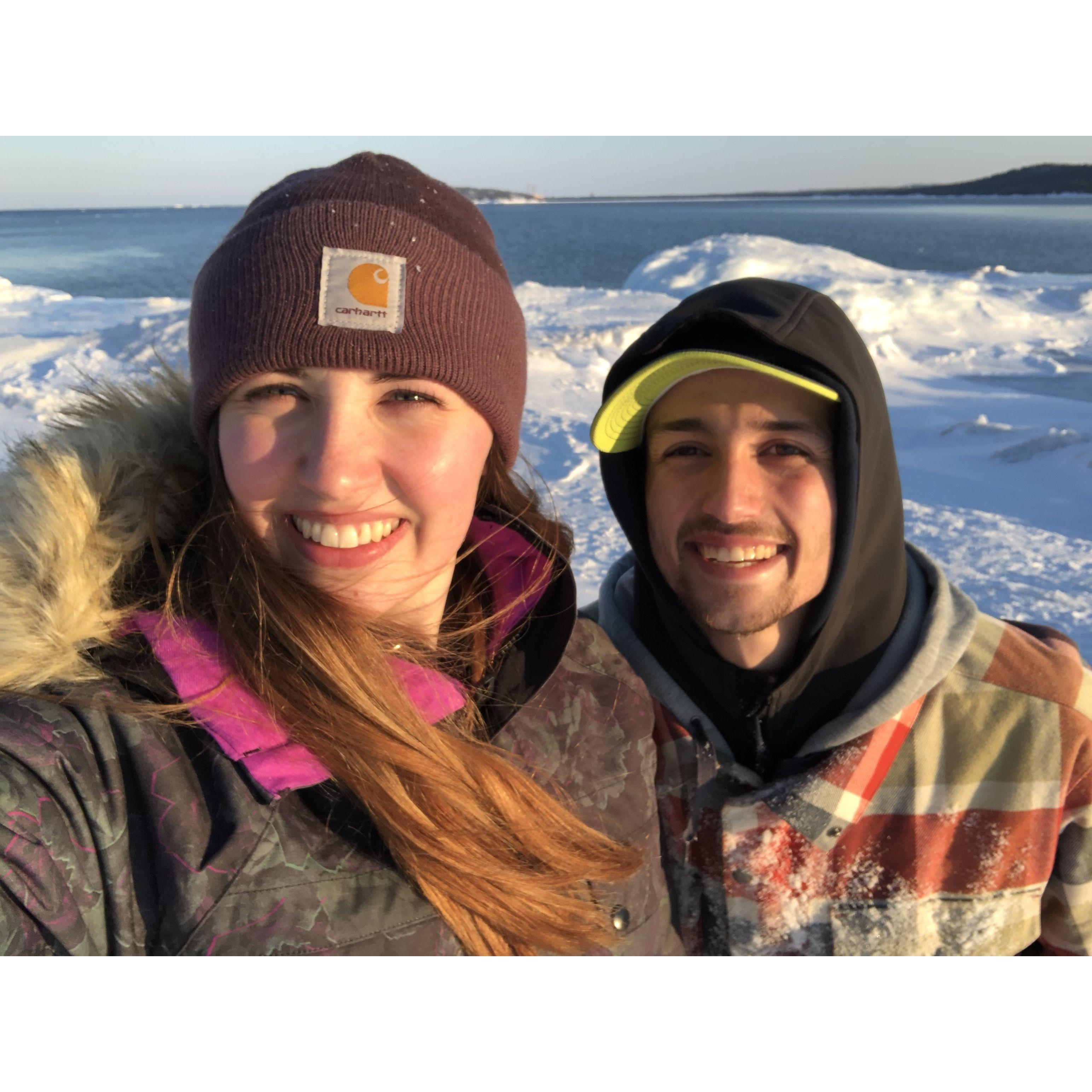 During one of our favorite trips to visit Tegan's brother Rob in Marquette Michigan