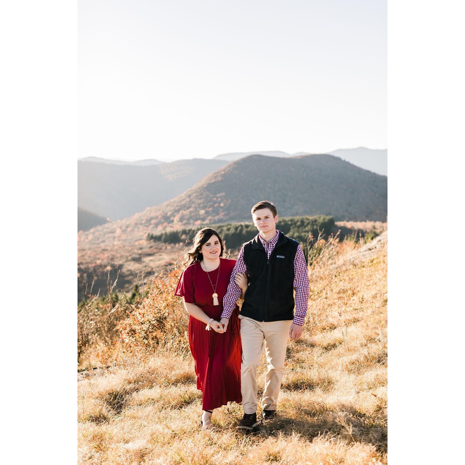 Engagement photos in the mountains.
Photographer: Amber Hatley Photography