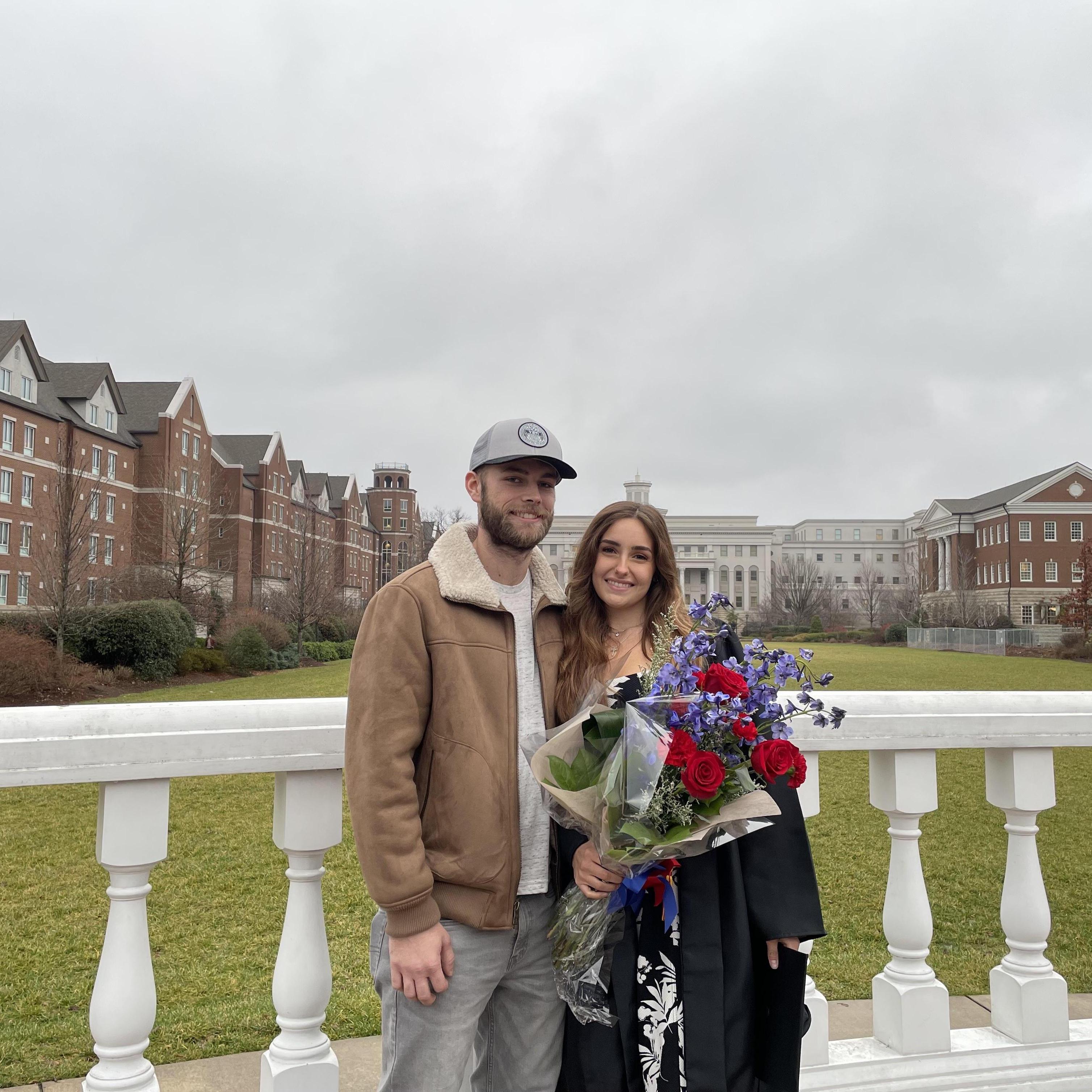 December 17, 2021 - My graduation from Belmont along with Nick! It was such special memory, especially since Belmont is technically where Zach and I first met!