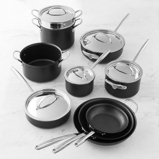 Williams Sonoma Thermo-Clad Induction Nonstick 15-Piece Cookware Set