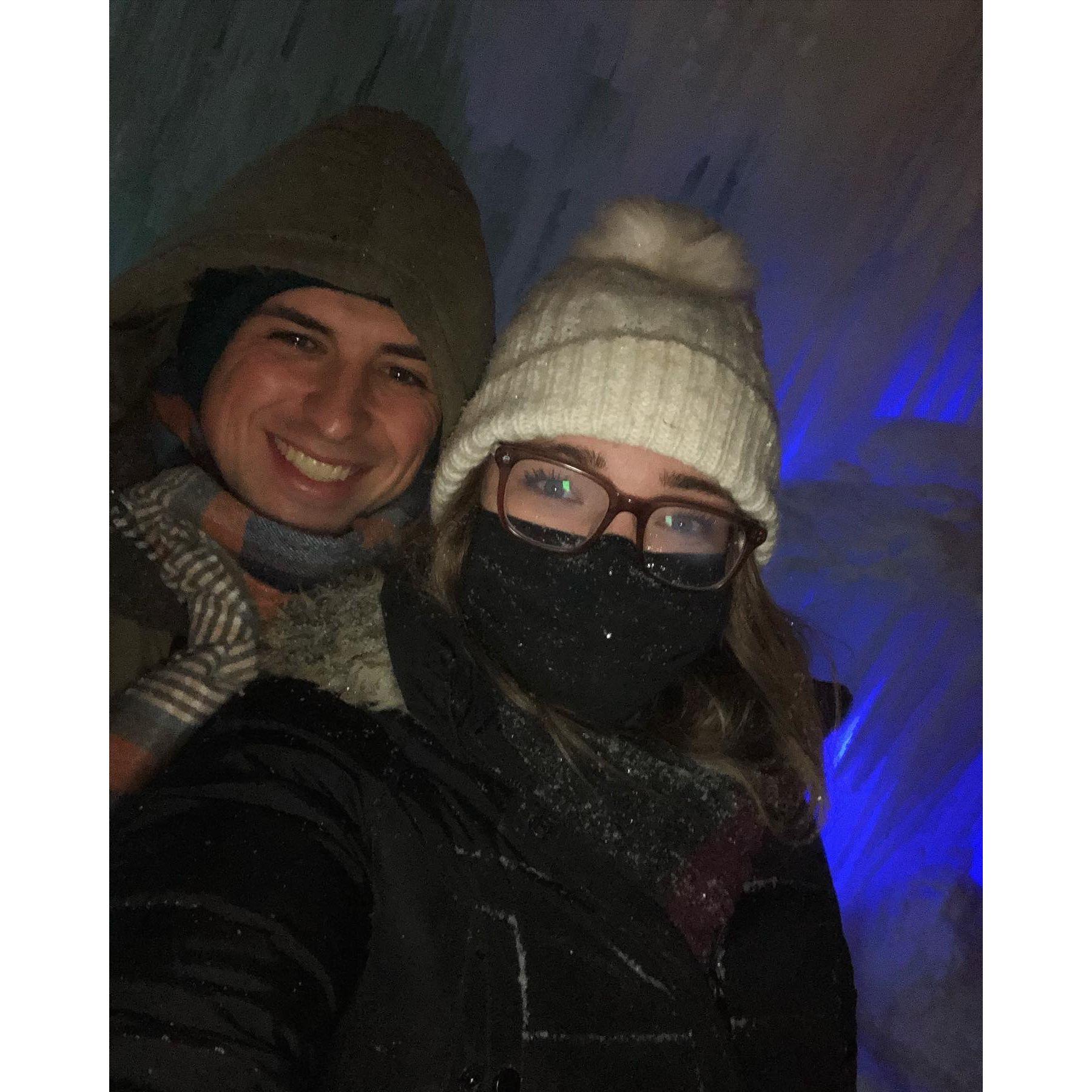 2022 - our trip to the Lake Geneva ice castles.