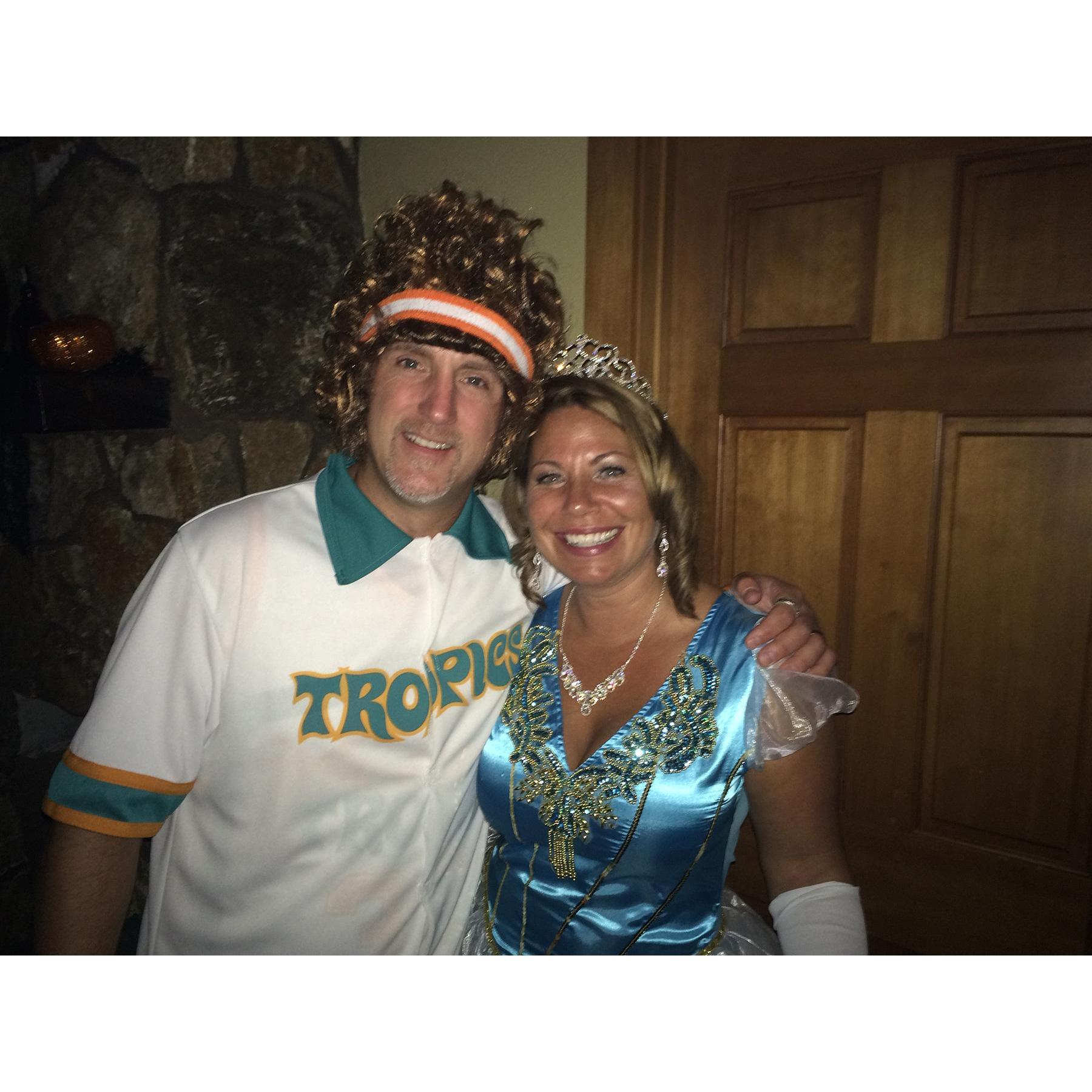 2014 Halloween. Jackie Moon and Cinderella.