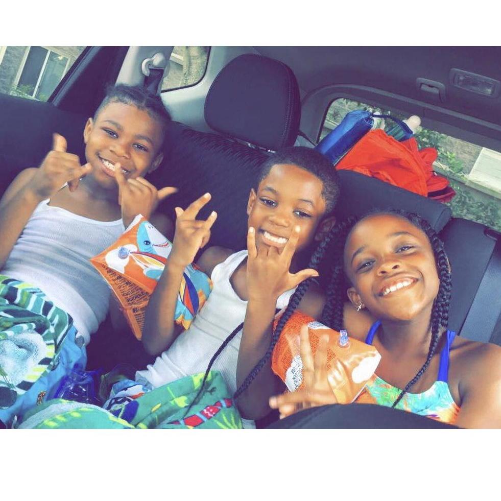 *Our babies!!!!!!!! Adonis Brown 8yrs old, J'ceion Grant 7yrs old, and J'leiana 9yrs old*