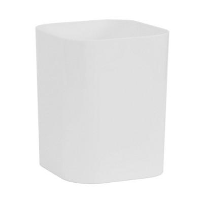 Plastic Bathroom Wastebasket True White - Room Essentials™