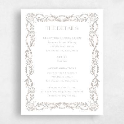 White Wedding Enclosure - Estella