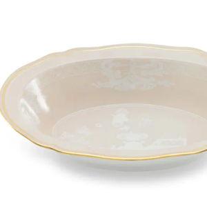 Antico Doccia Oval Deep Tray in Meringa