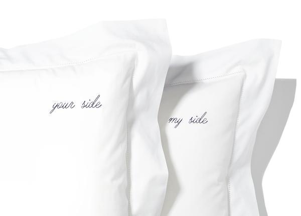 'Your Side // My Side' Pillowcase Set