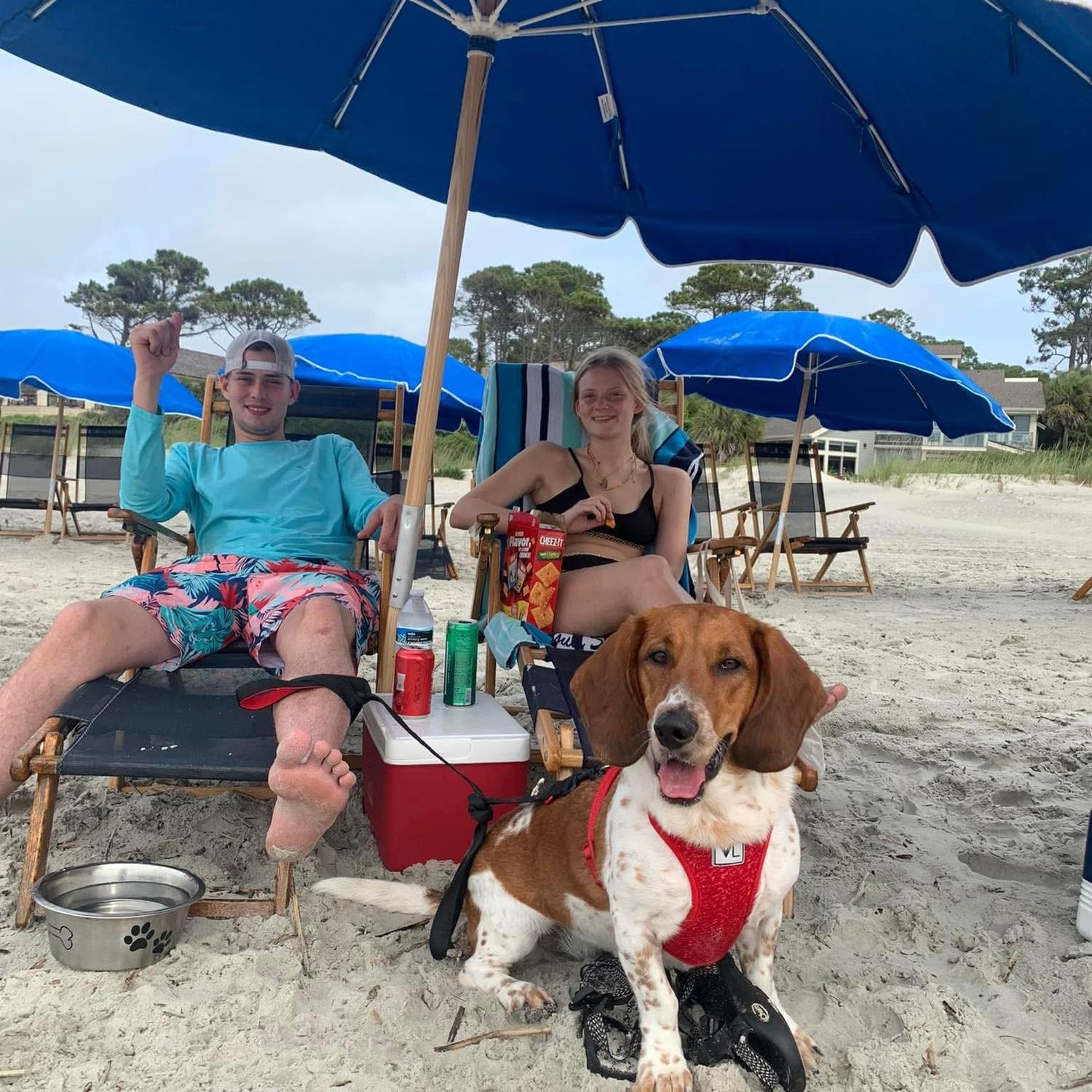May 23, 2022 - Mags first beach trip. She truly is our heart & soul