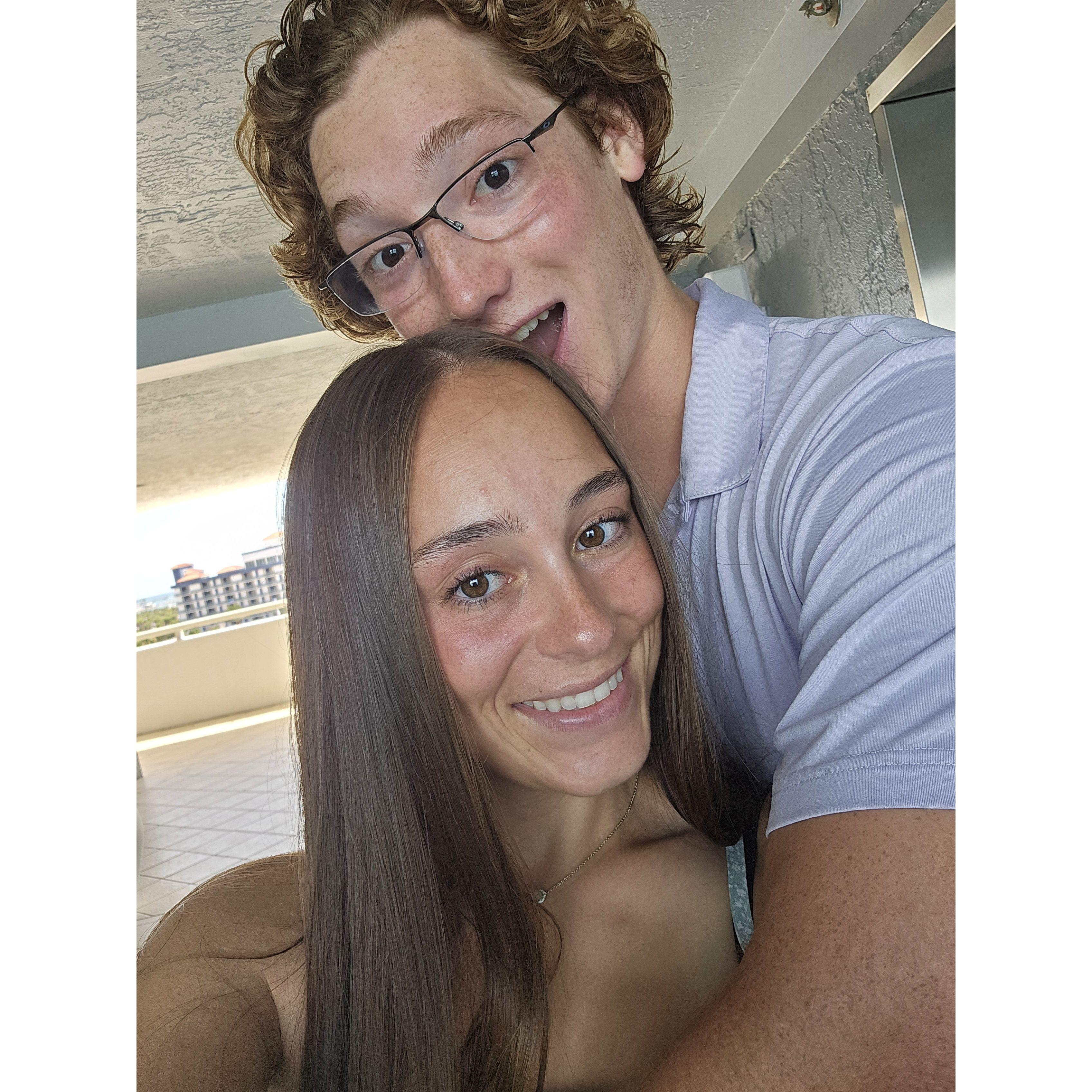 The day before we got engaged, Madi had no idea.