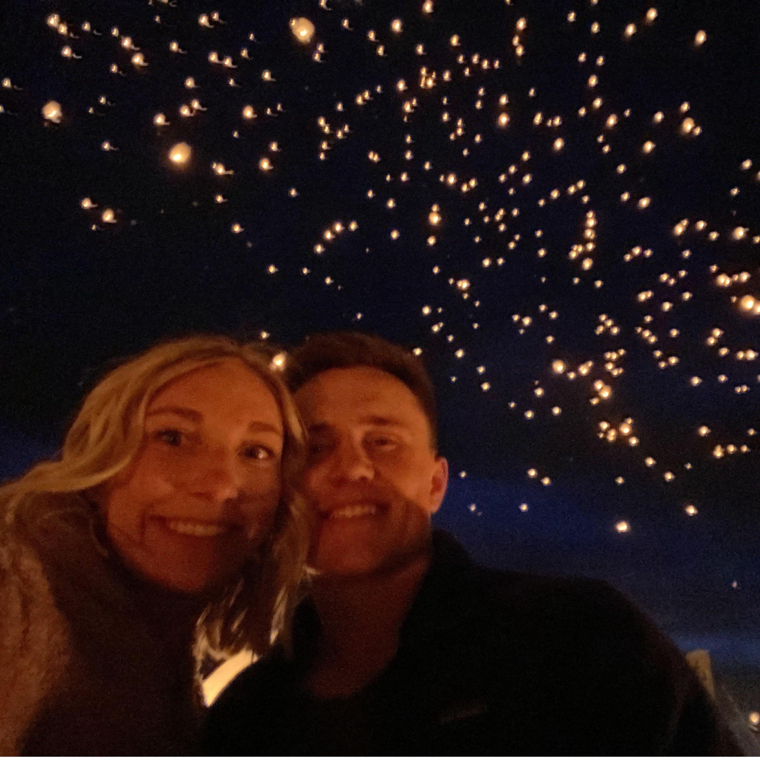 Nate asked Kennady to be his girlfriend at the Lantern Festival!