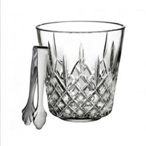 Waterford Lismore Lismore Ice Bucket 7.5 77.8 Oz (With Tongs)