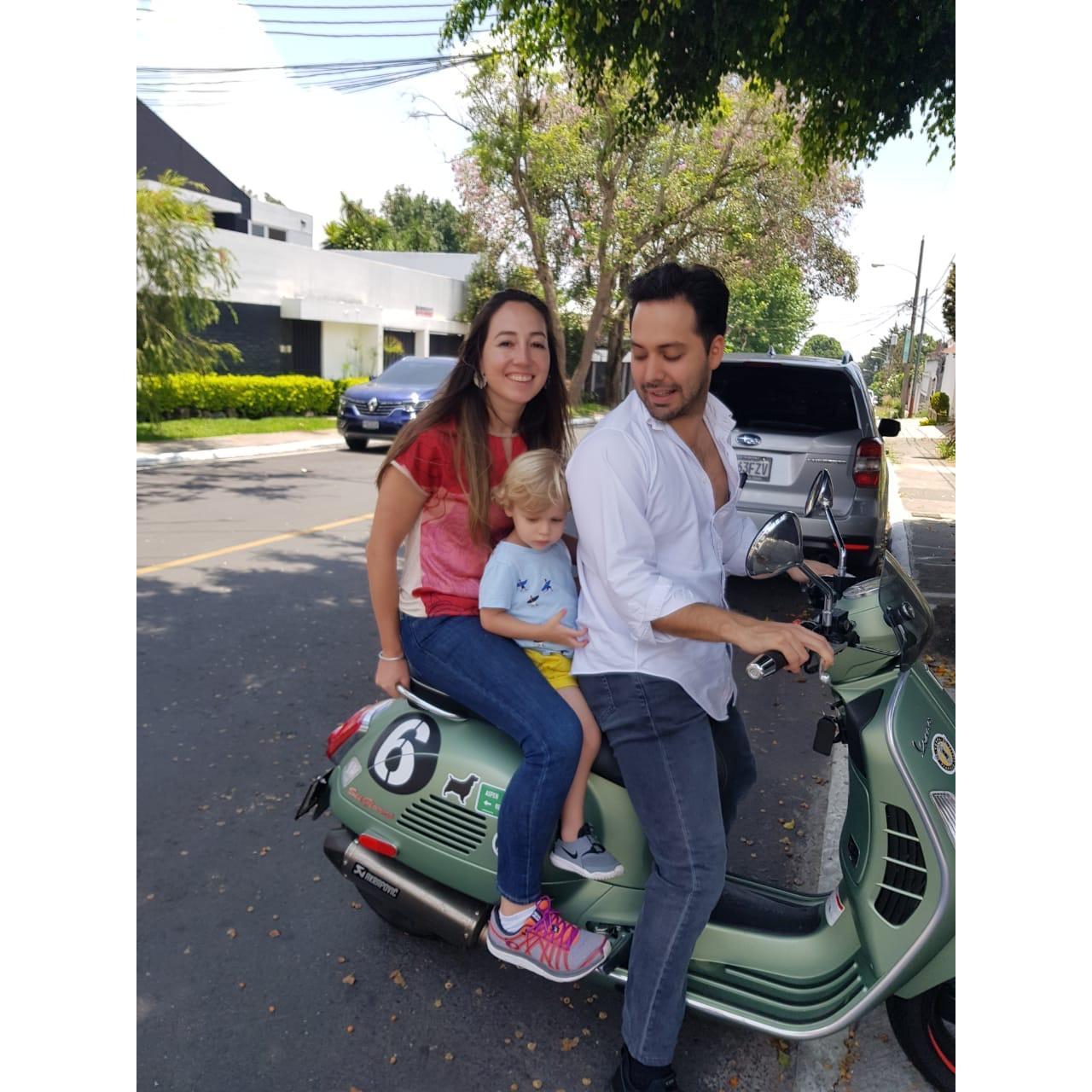 y que se volviera motorista (amateur)...