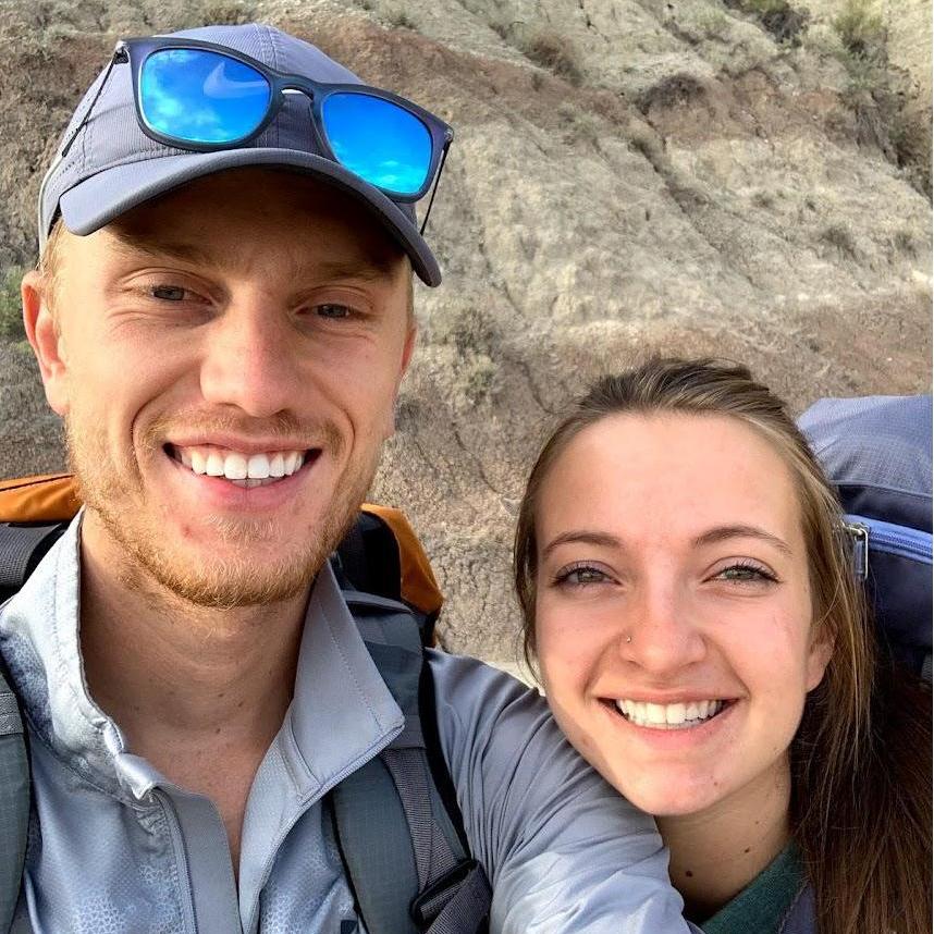 Backpacking in the badlands