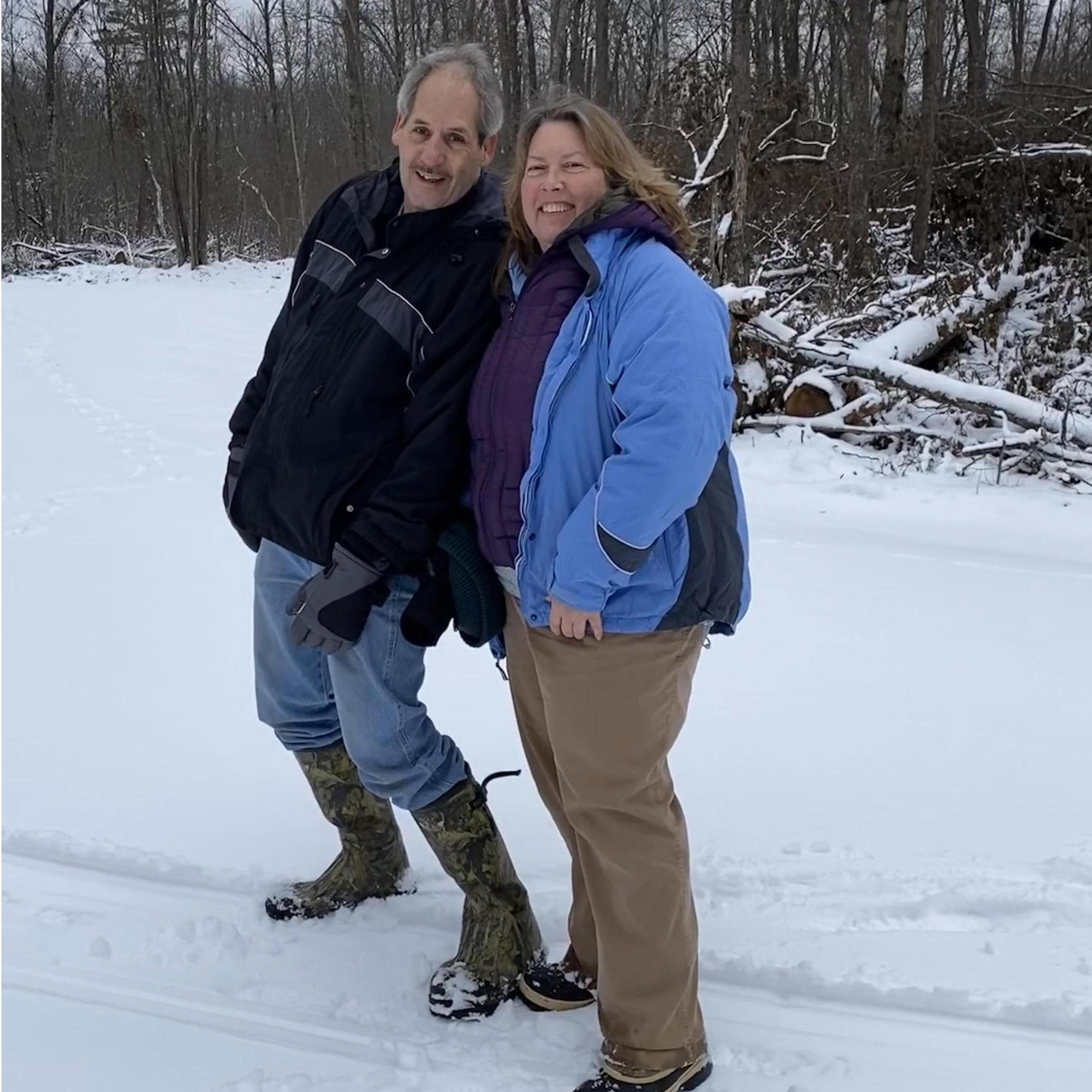 We even enjoy hiking in the winter.